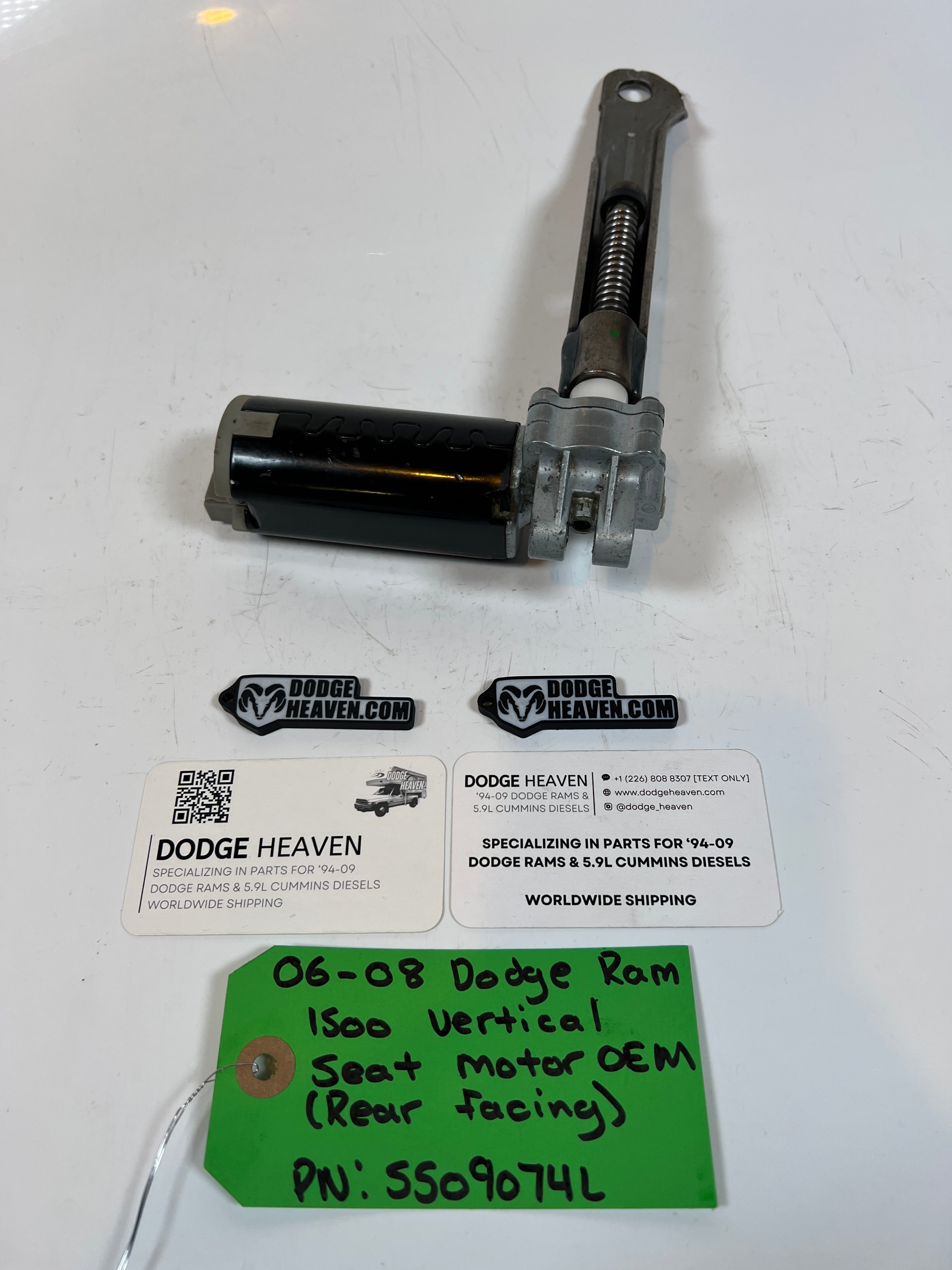 2006-2008 Dodge Ram 1500 Vertical Seat Motor (Rear Facing)