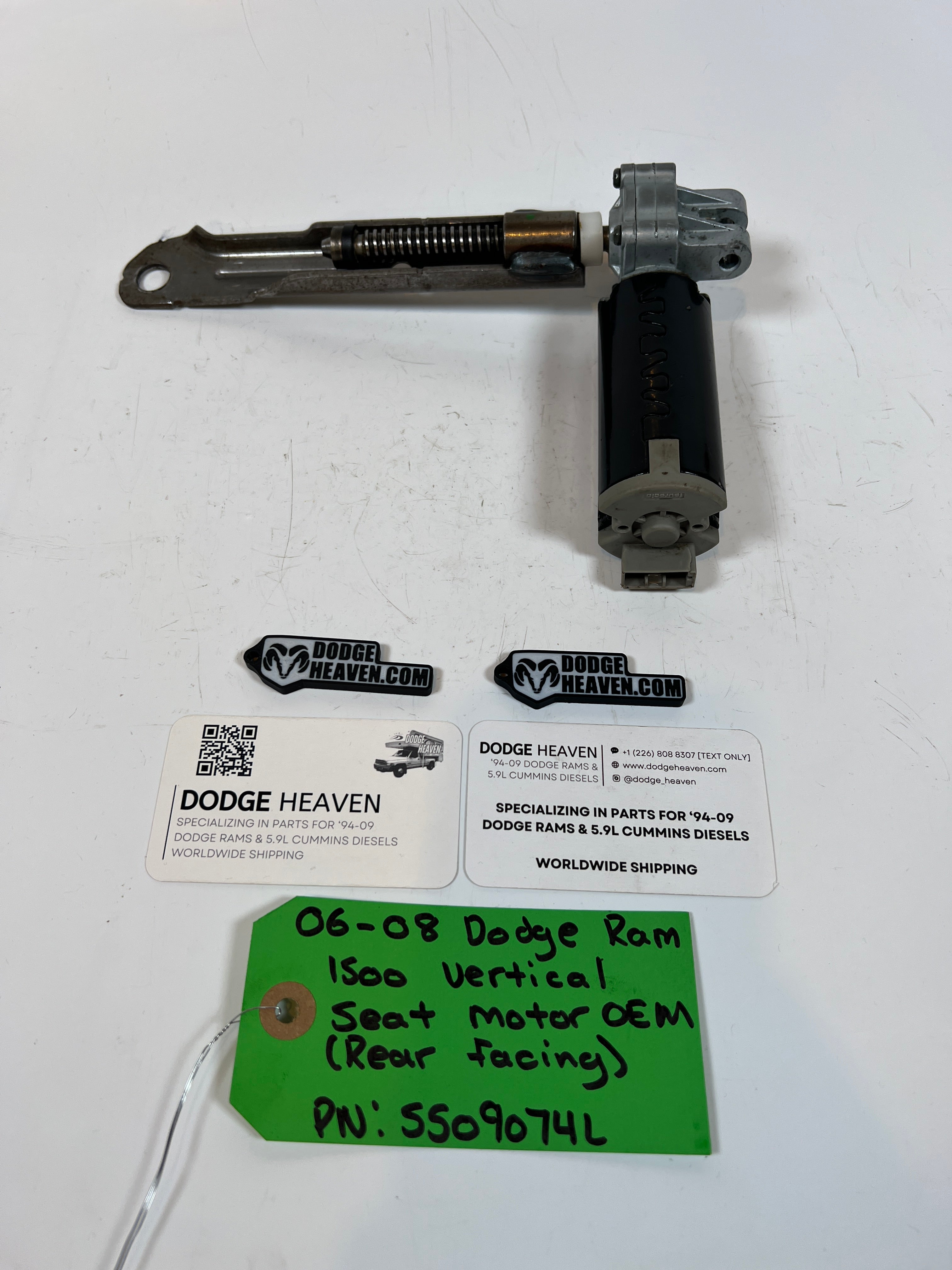 2006-2008 Dodge Ram 1500 Vertical Seat Motor (Rear Facing)