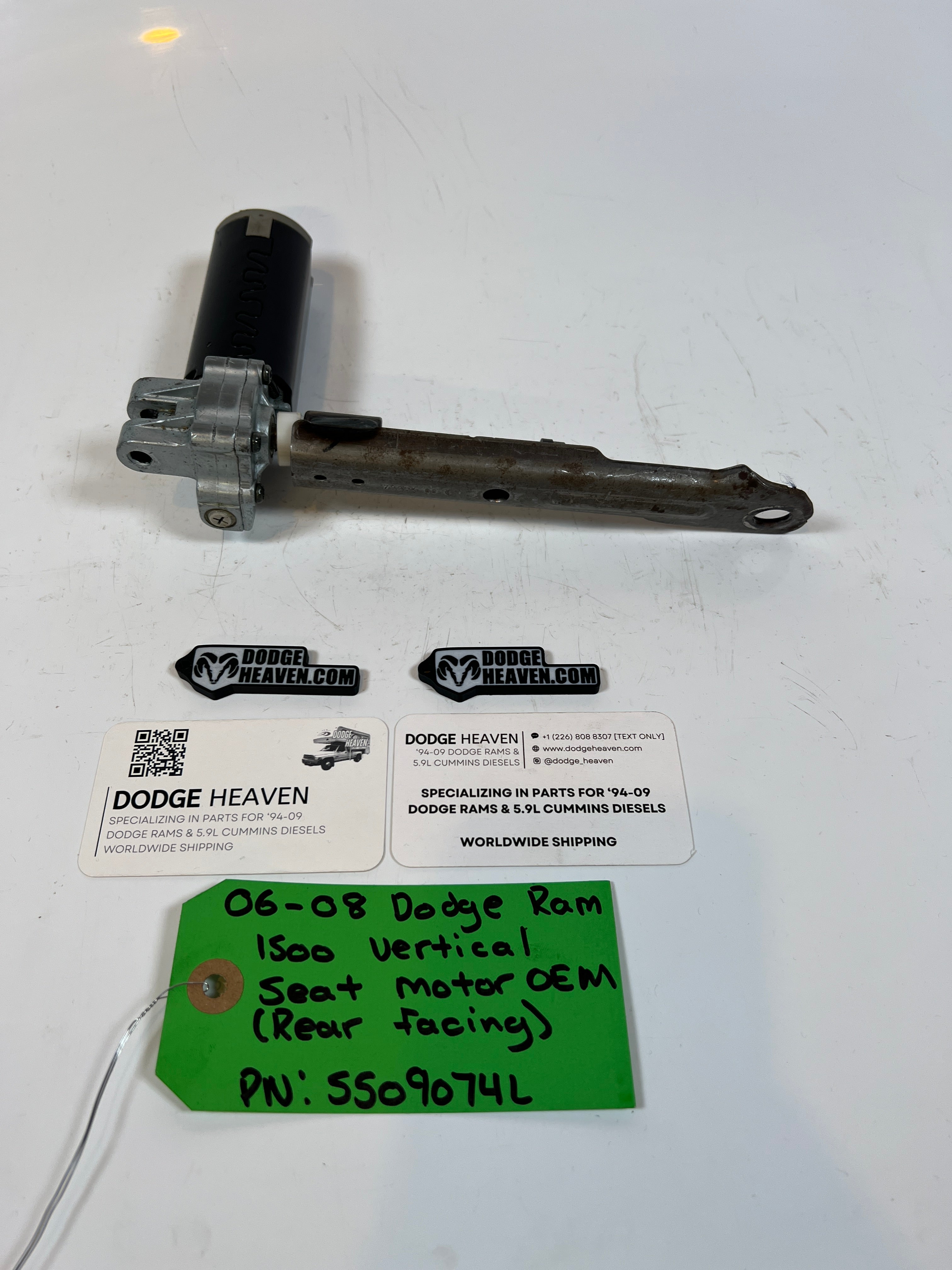 2006-2008 Dodge Ram 1500 Vertical Seat Motor (Rear Facing)