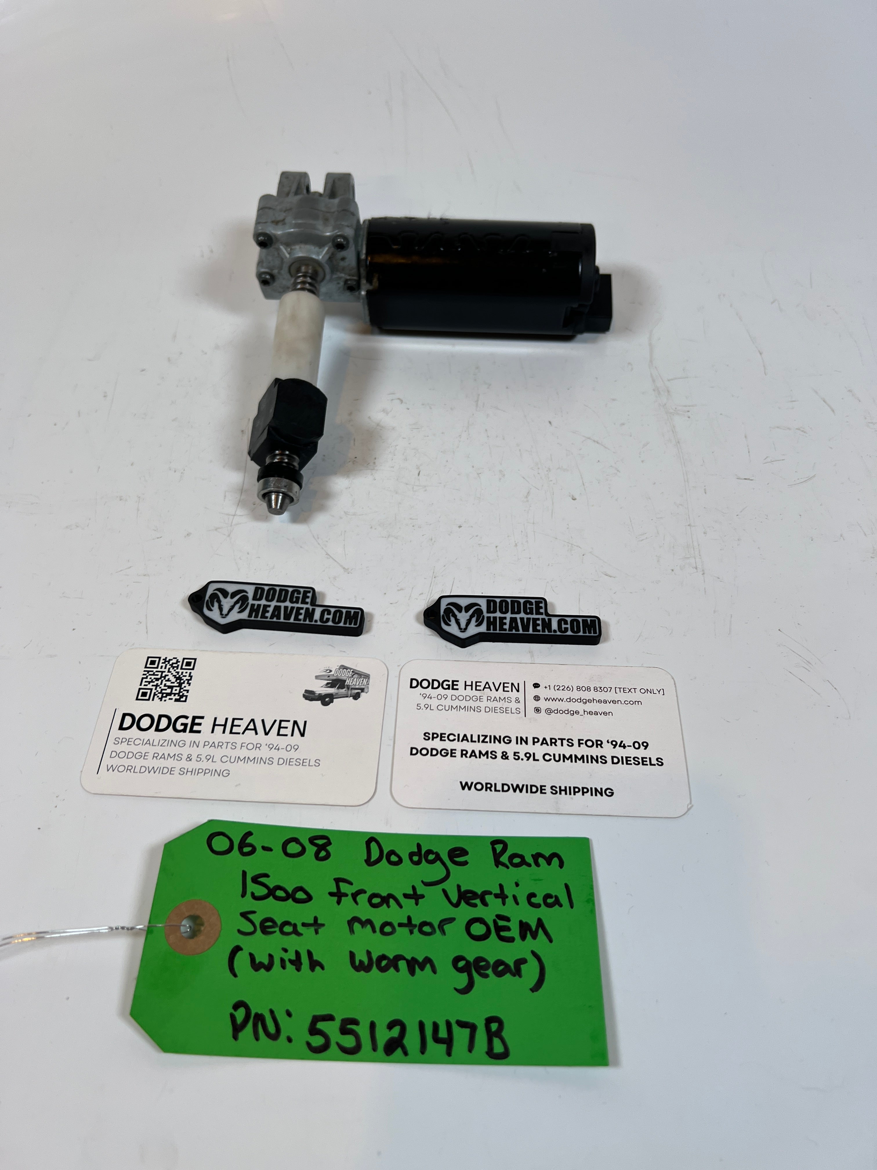 2006-2008 Dodge Ram 1500 Front Vertical Seat Motor