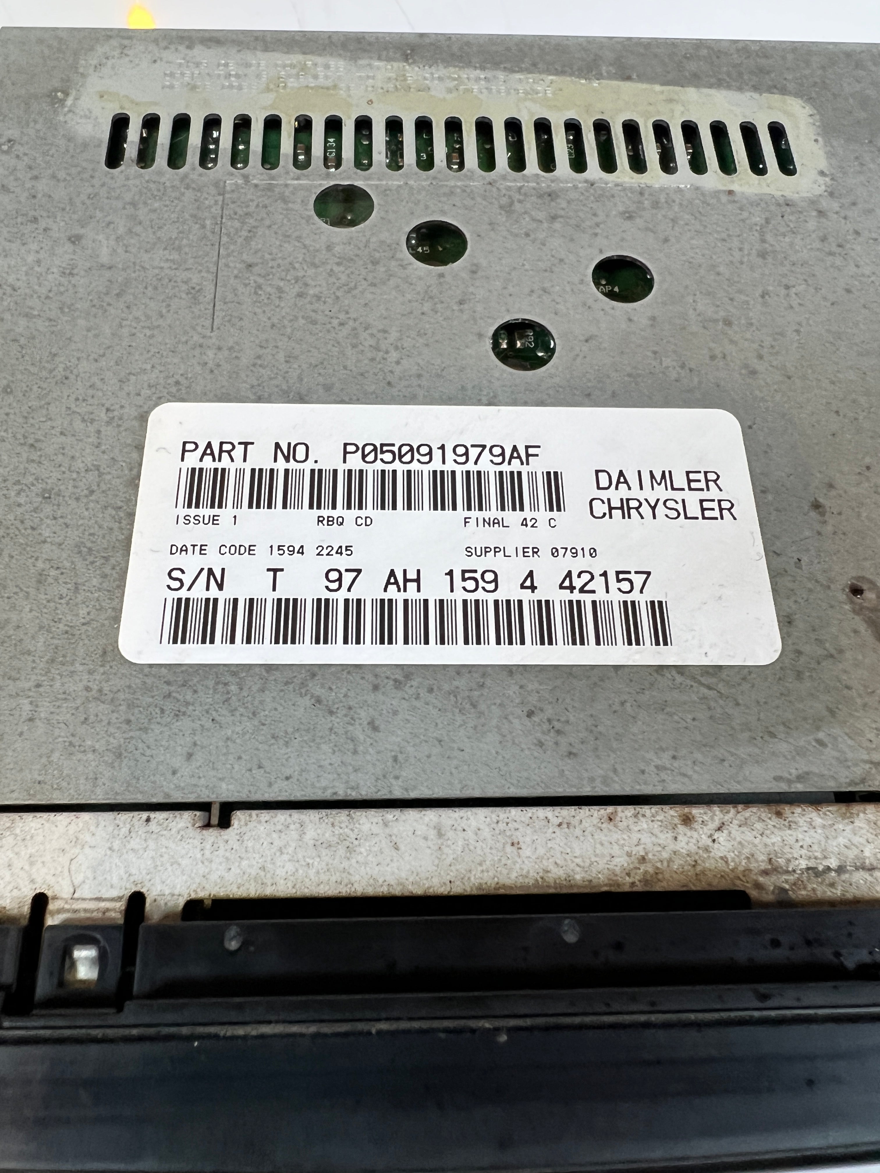 2002-2009 Dodge Ram 1500-3500 Radio 6 Disc Stereo Head Unit