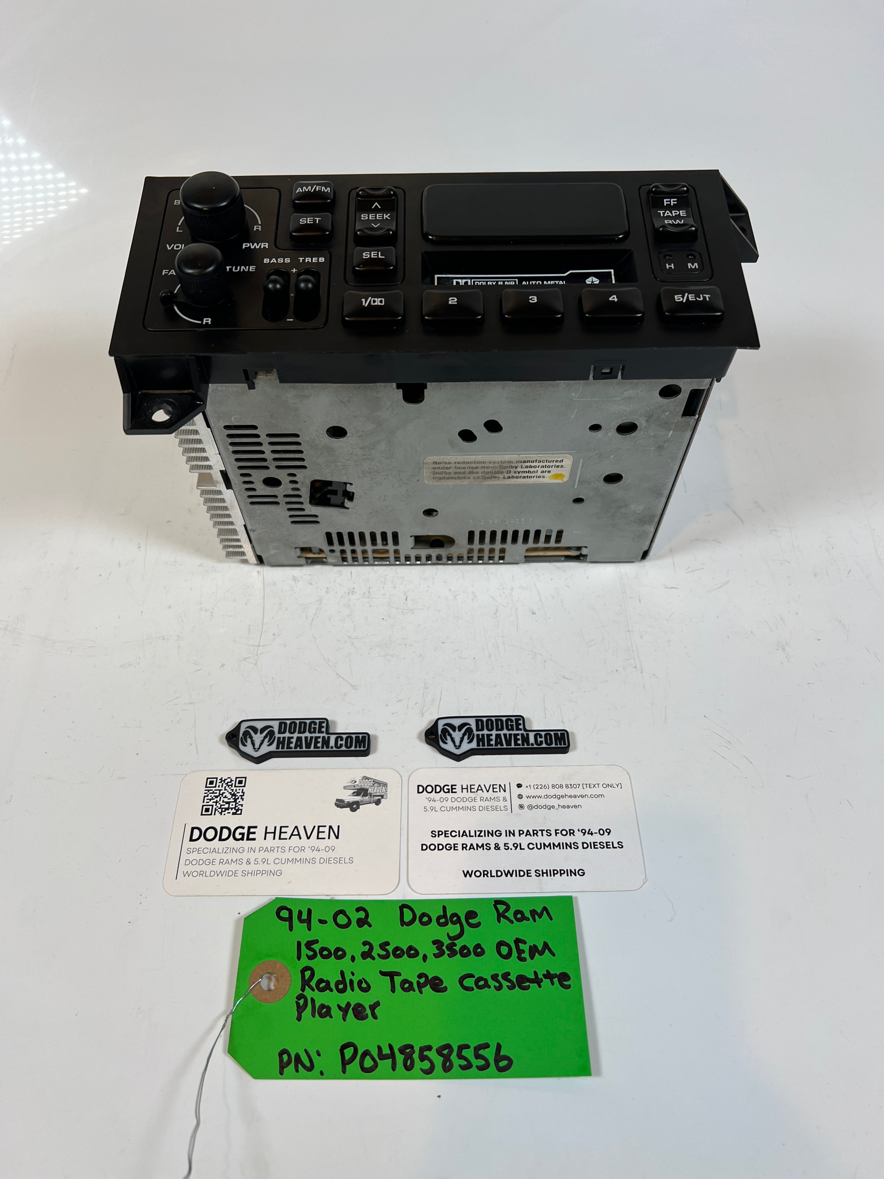 1994-2002 Dodge Ram 1500-3500 Radio Tape Cassette