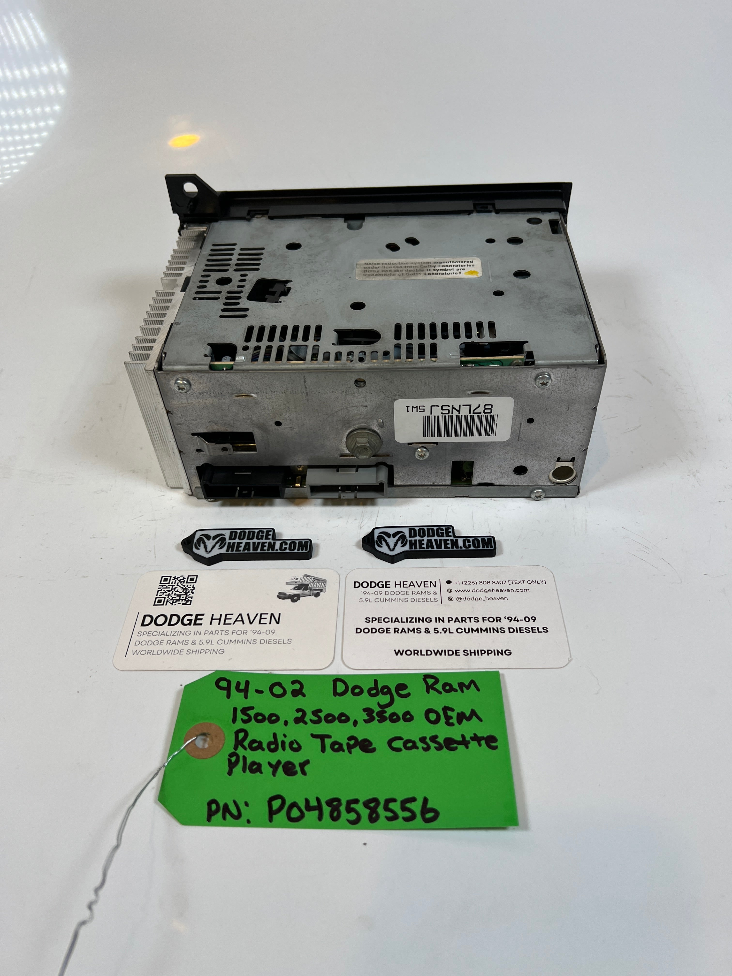 1994-2002 Dodge Ram 1500-3500 Radio Tape Cassette