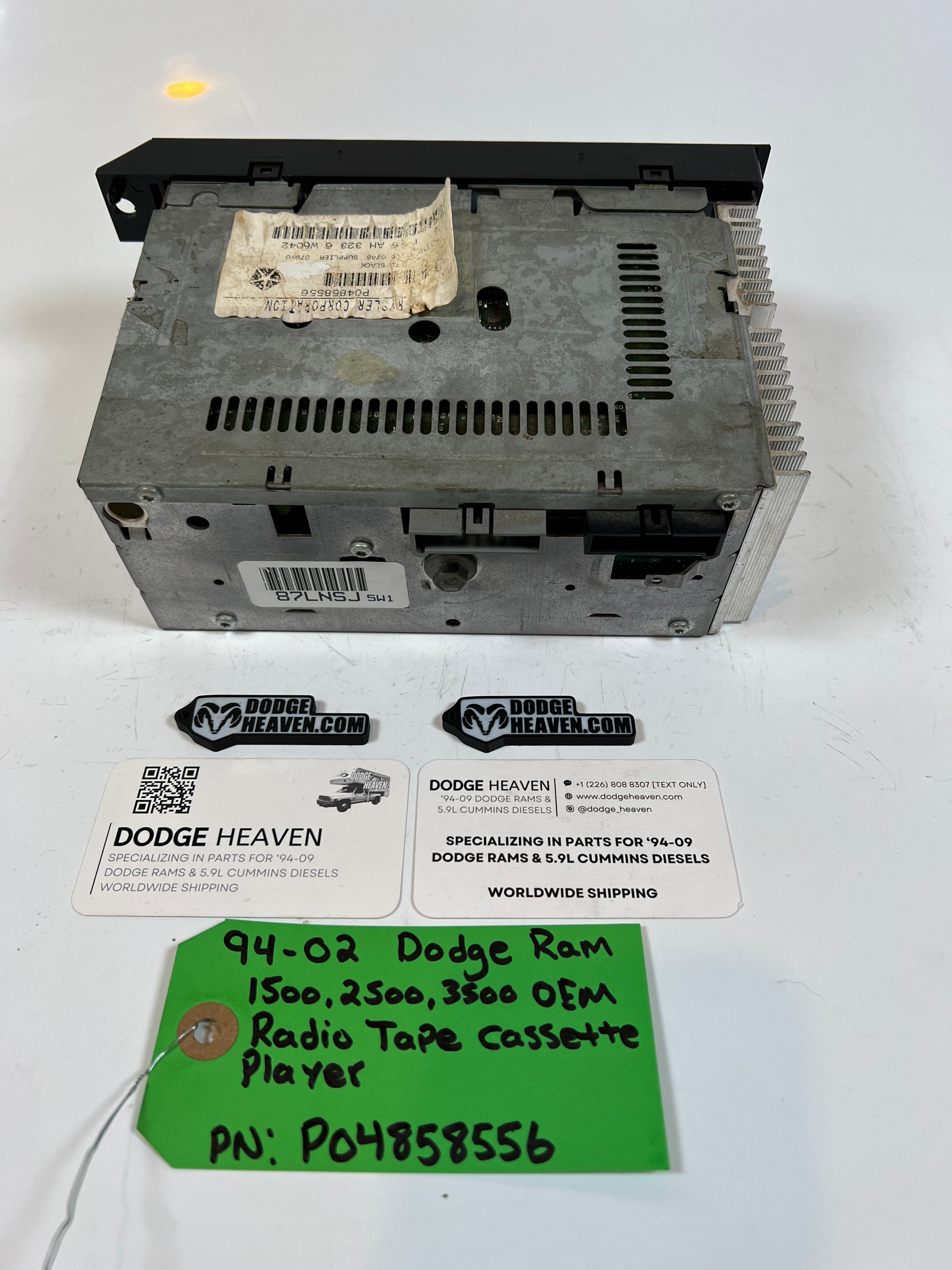 1994-2002 Dodge Ram 1500-3500 Radio Tape Cassette