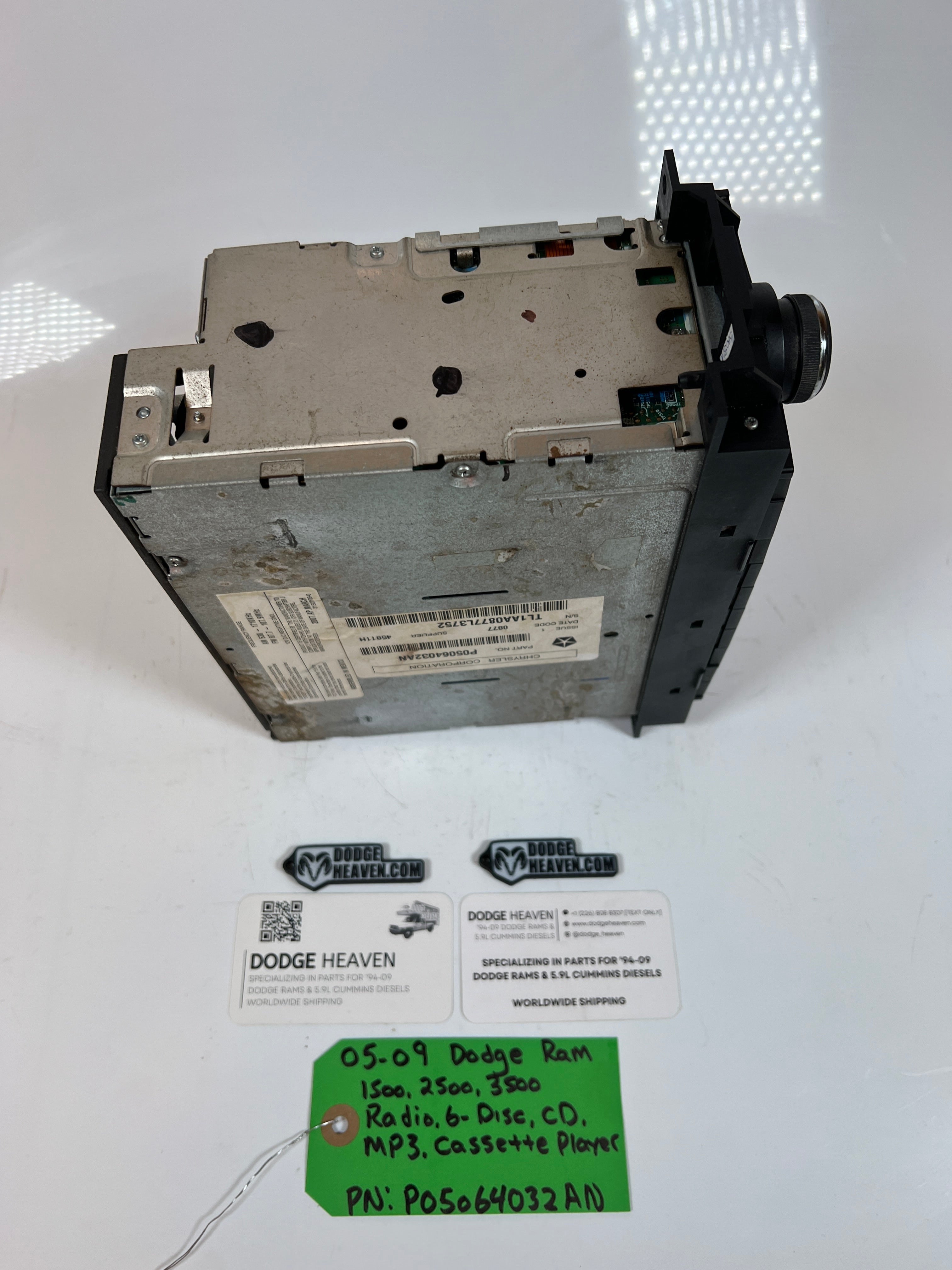 2005-2009 Dodge Ram 1500-3500 Radio 6 Disc MP3 Head Unit