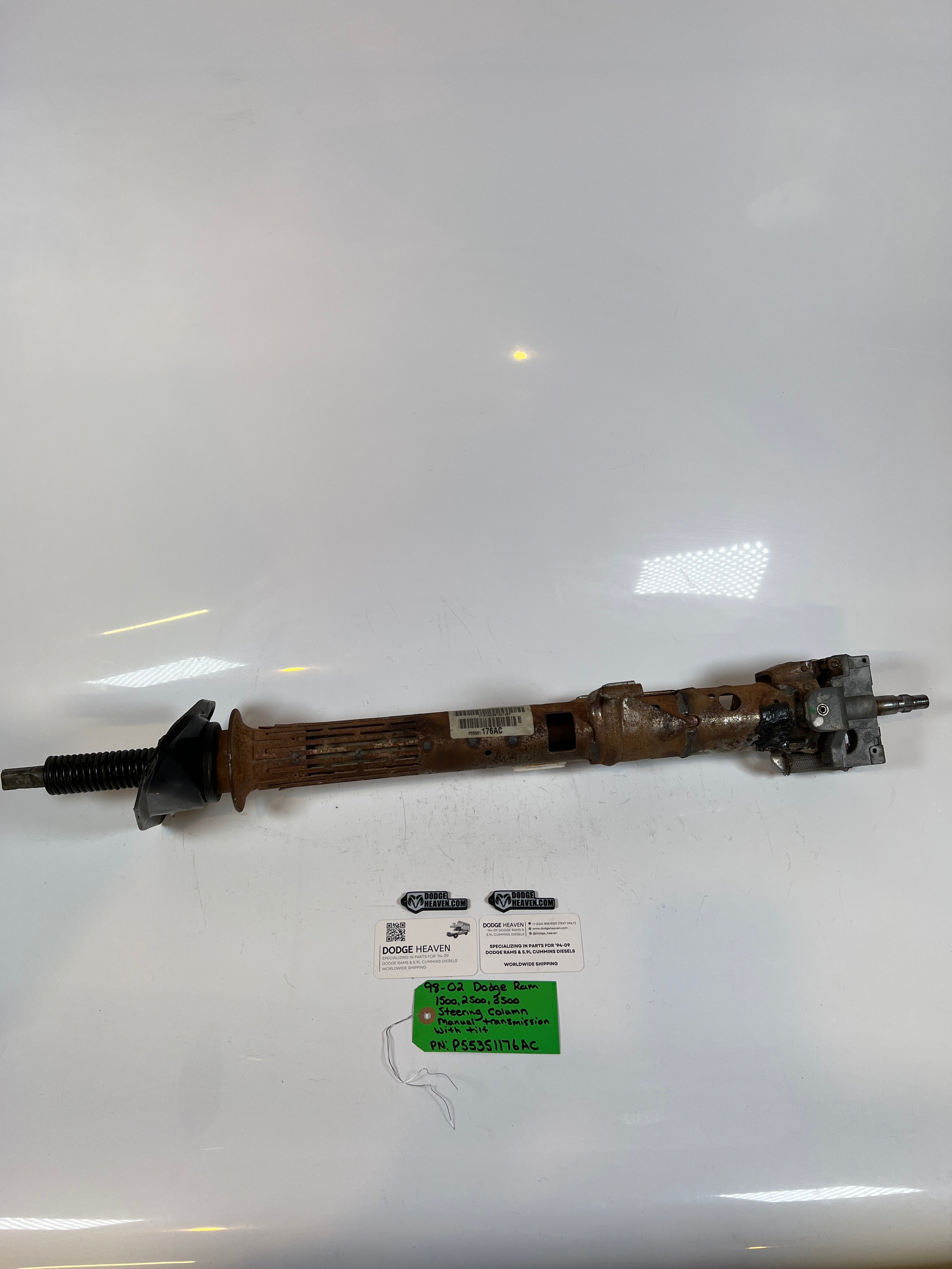 1998-2002 Dodge Ram 1500-3500 Steering Column Manual Trans W TIlt