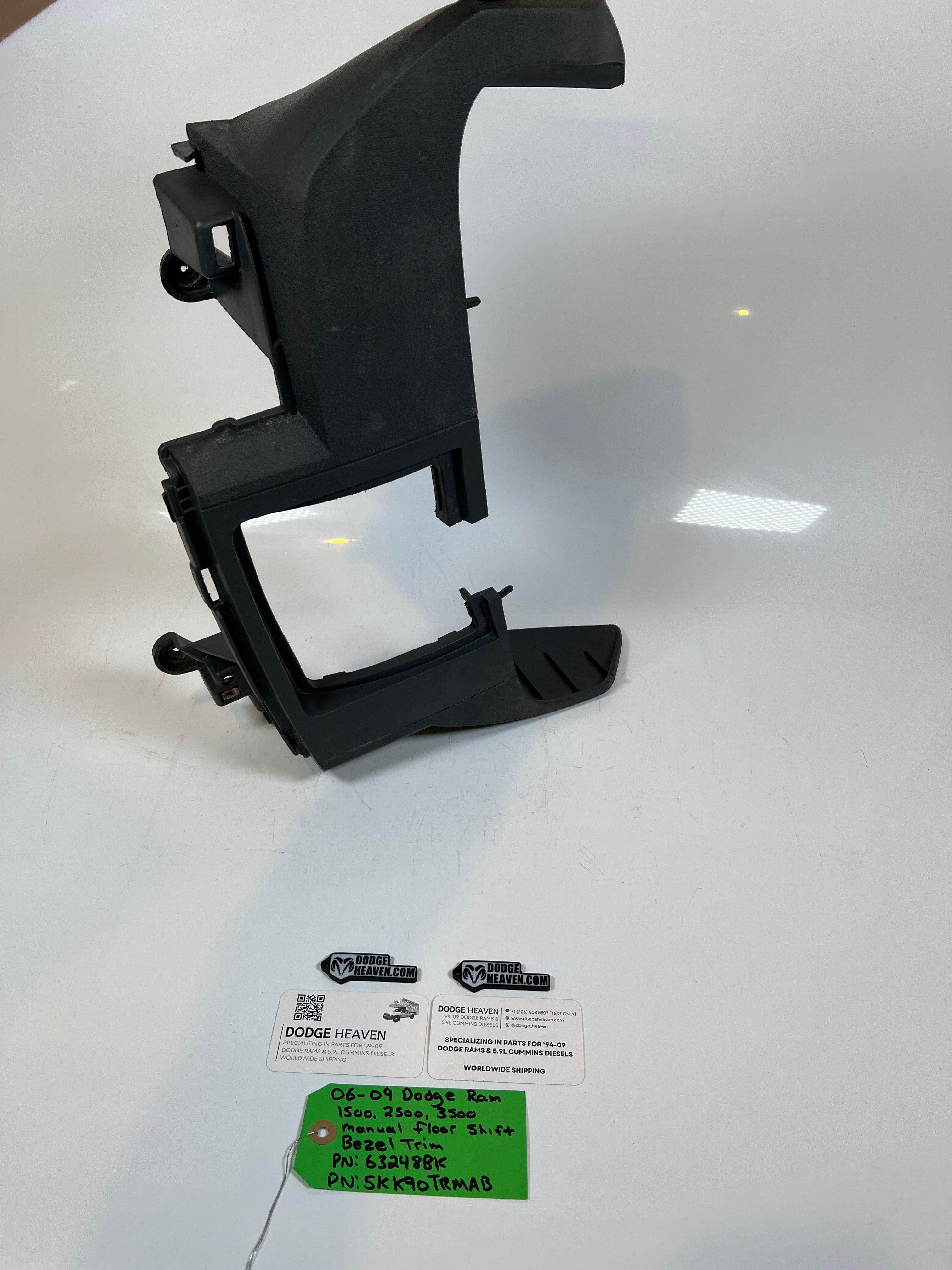 2006-2009 Dodge Ram 1500-3500 Manual Floor Shift Trim Bezel Light Grey