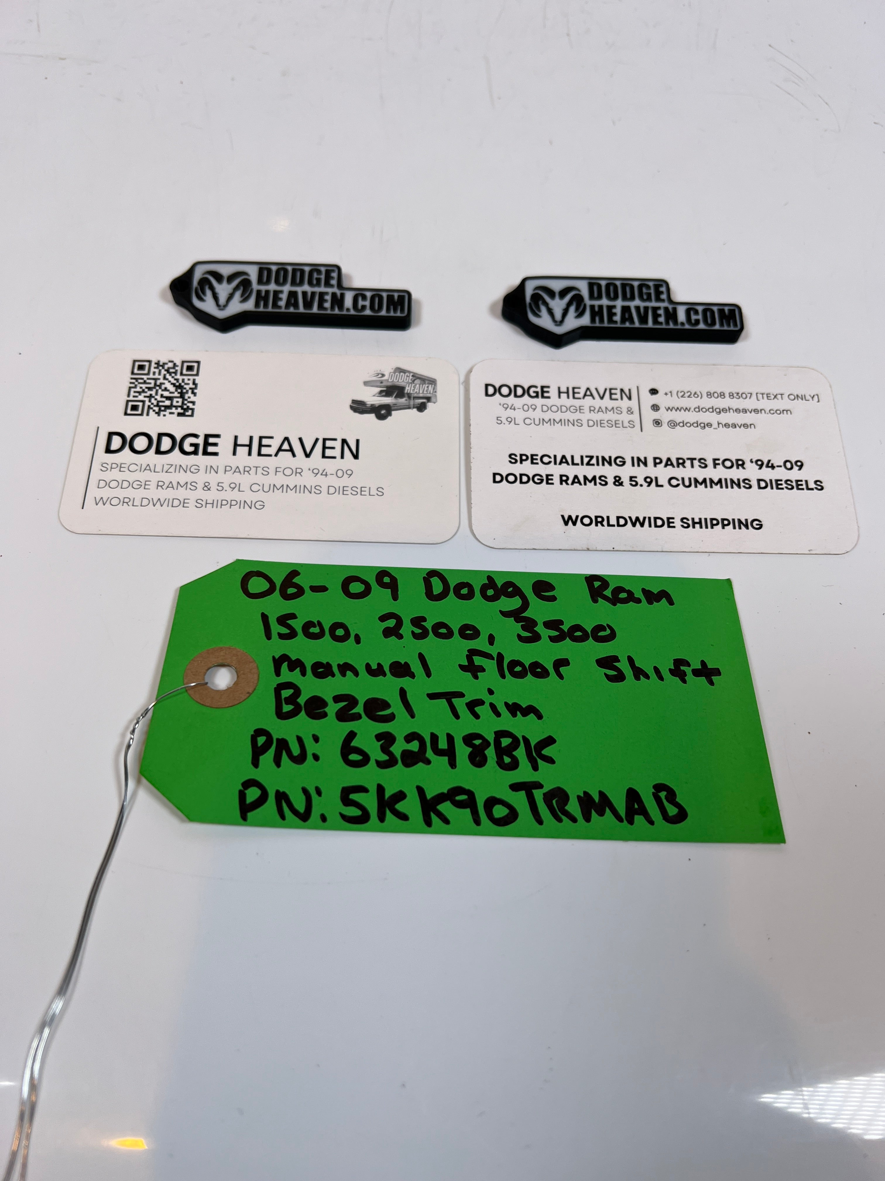 2006-2009 Dodge Ram 1500-3500 Manual Floor Shift Trim Bezel Light Grey