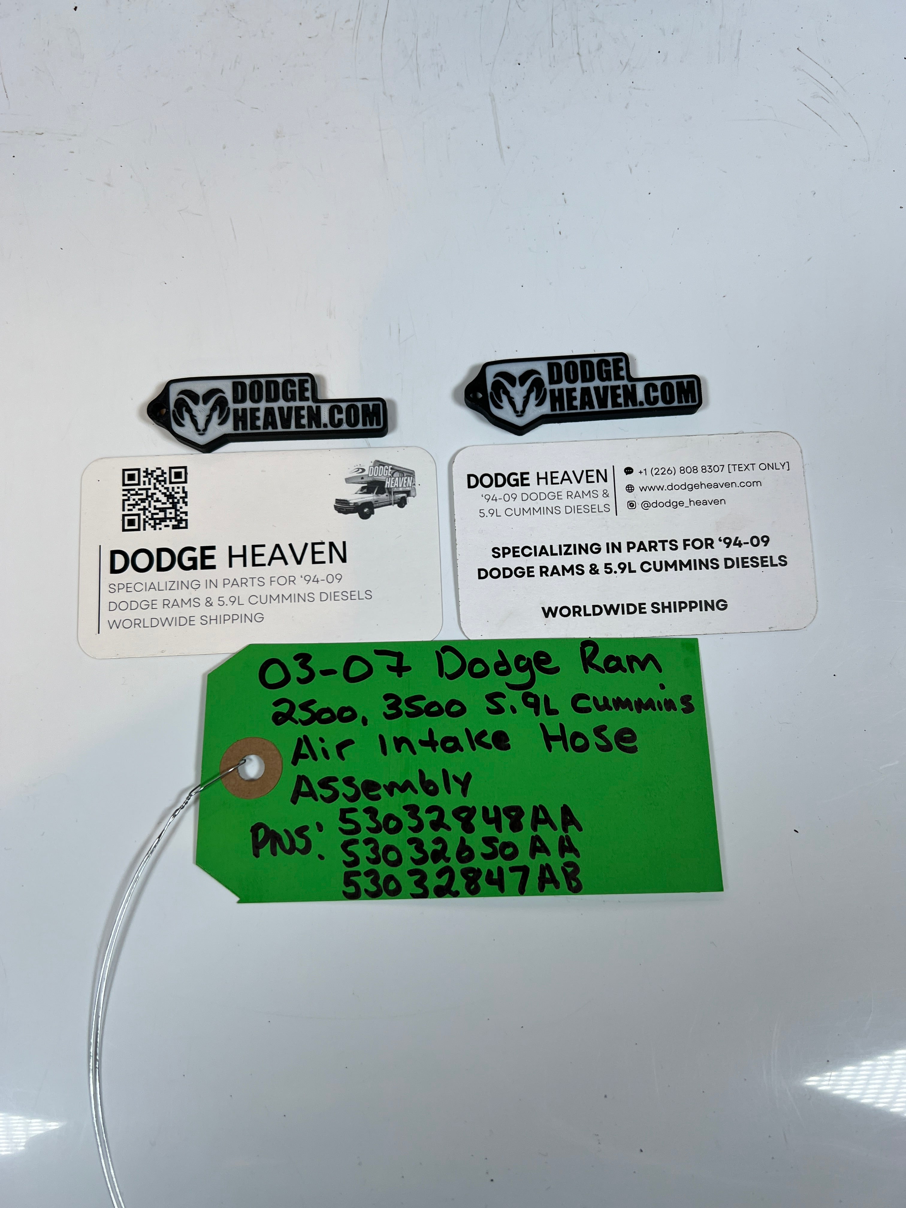 2003-2007 Dodge Ram 2500 3500 Cummins Air Intake Duct / Tube Assembly