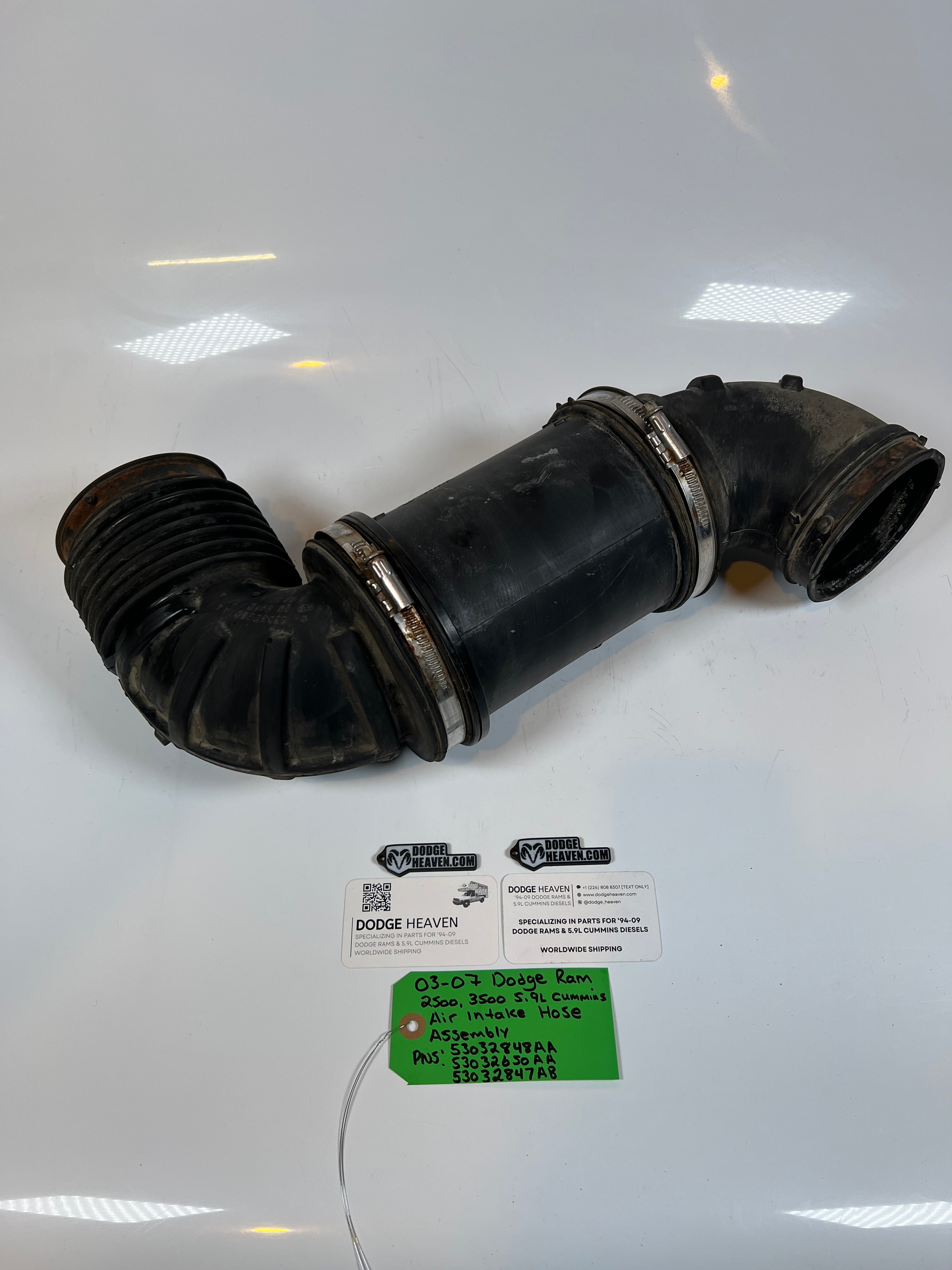 2003-2007 Dodge Ram 2500 3500 Cummins Air Intake Duct / Tube Assembly