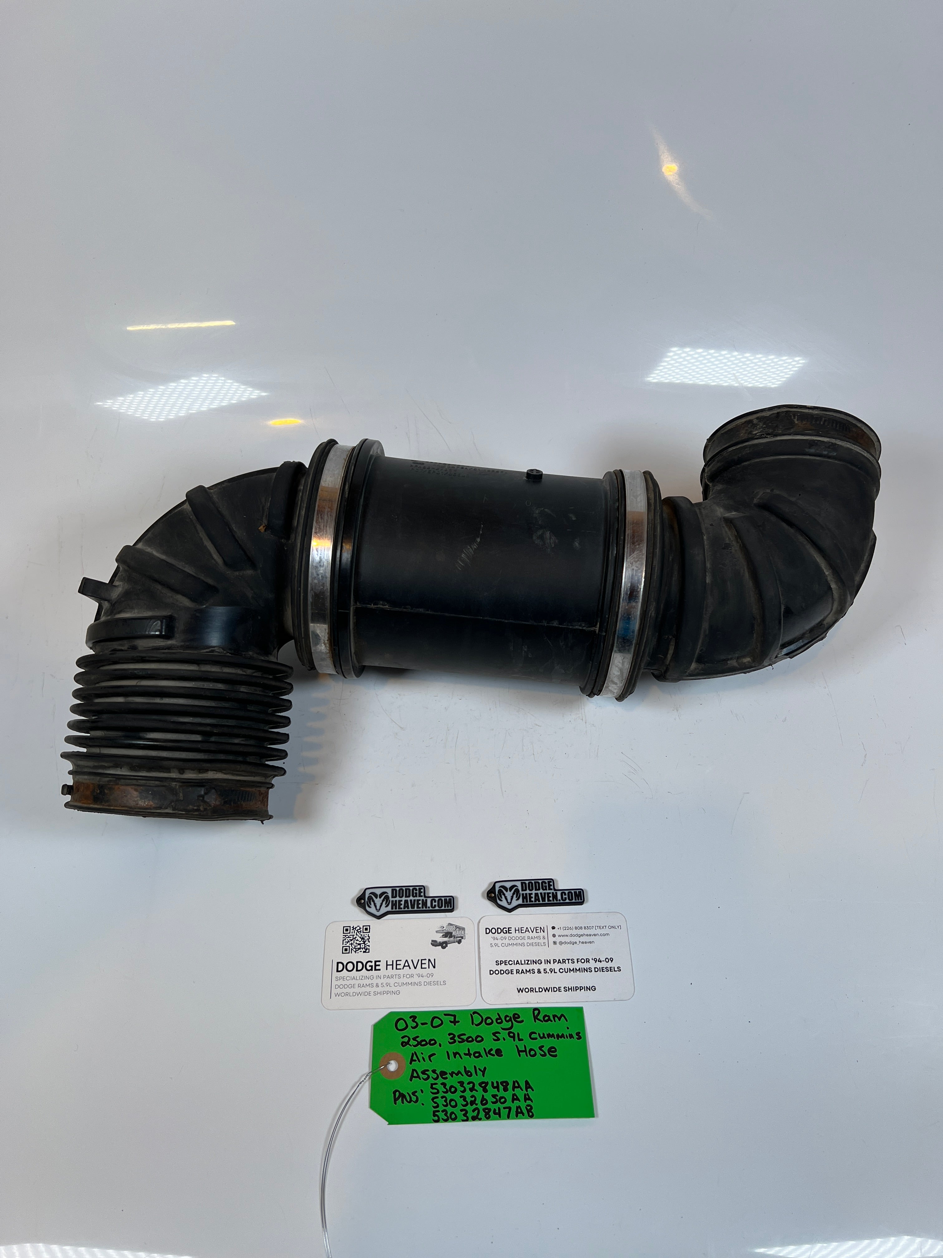 2003-2007 Dodge Ram 2500 3500 Cummins Air Intake Duct / Tube Assembly