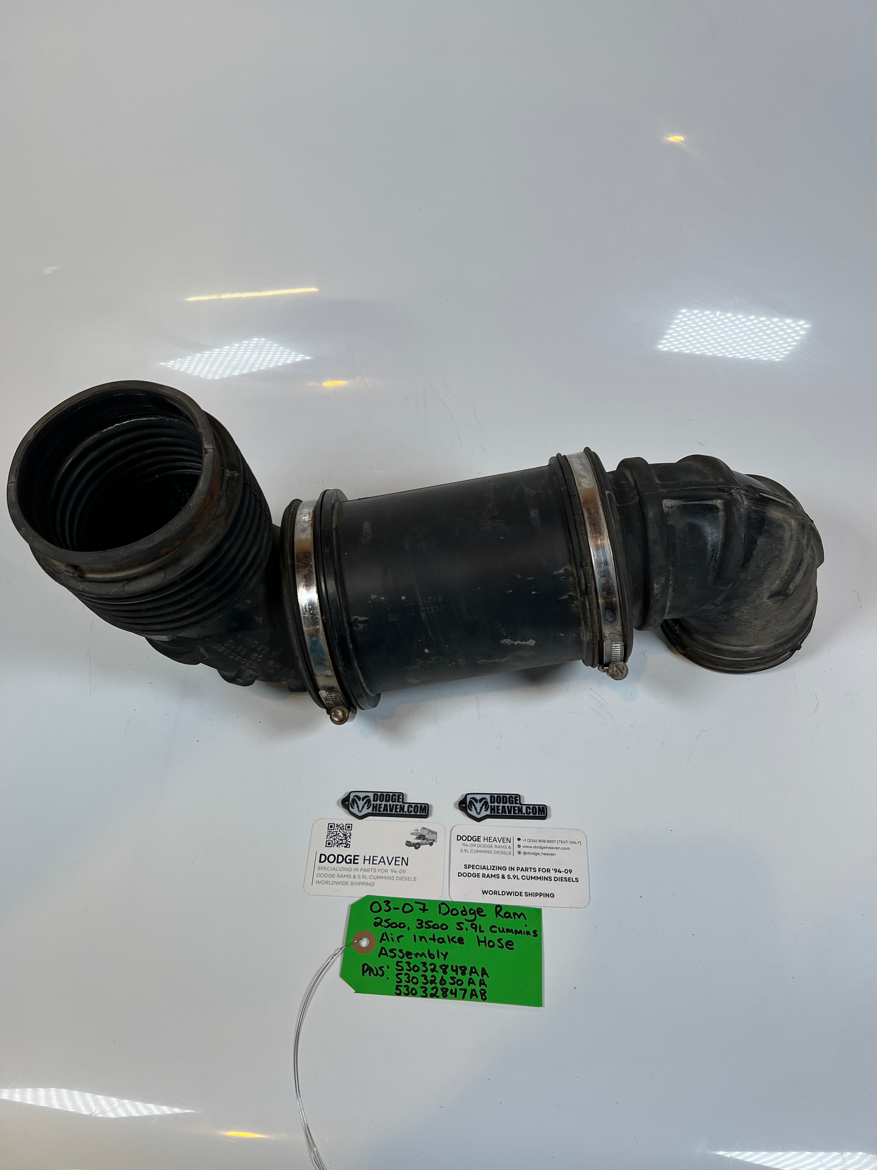 2003-2007 Dodge Ram 2500 3500 Cummins Air Intake Duct / Tube Assembly