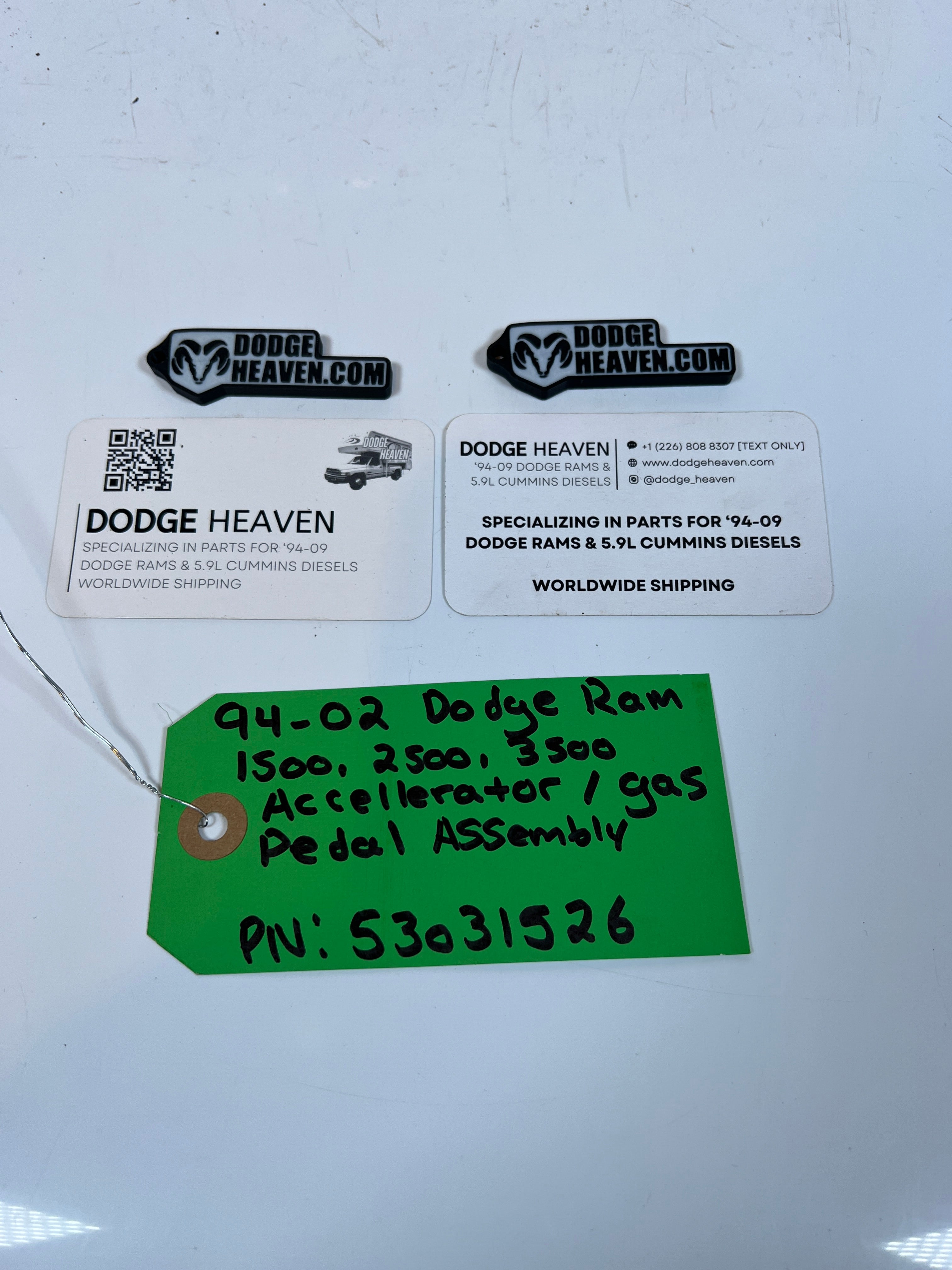 1994-2002 Dodge Ram 1500-3500 Accelerator / Gas Pedal Assembly