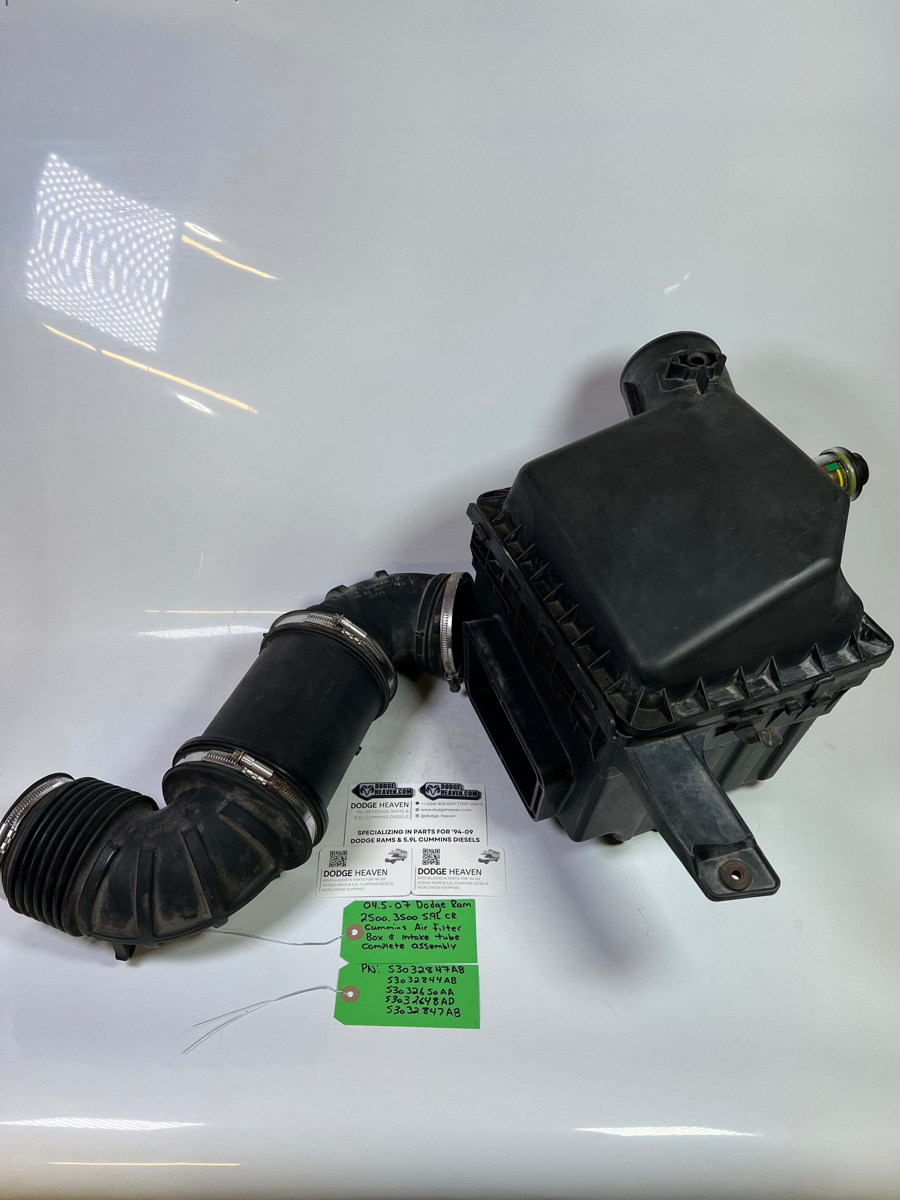 2004.5-2007 Dodge Ram 5.9L Cummins Air Filter box & Intake Tube Assembly