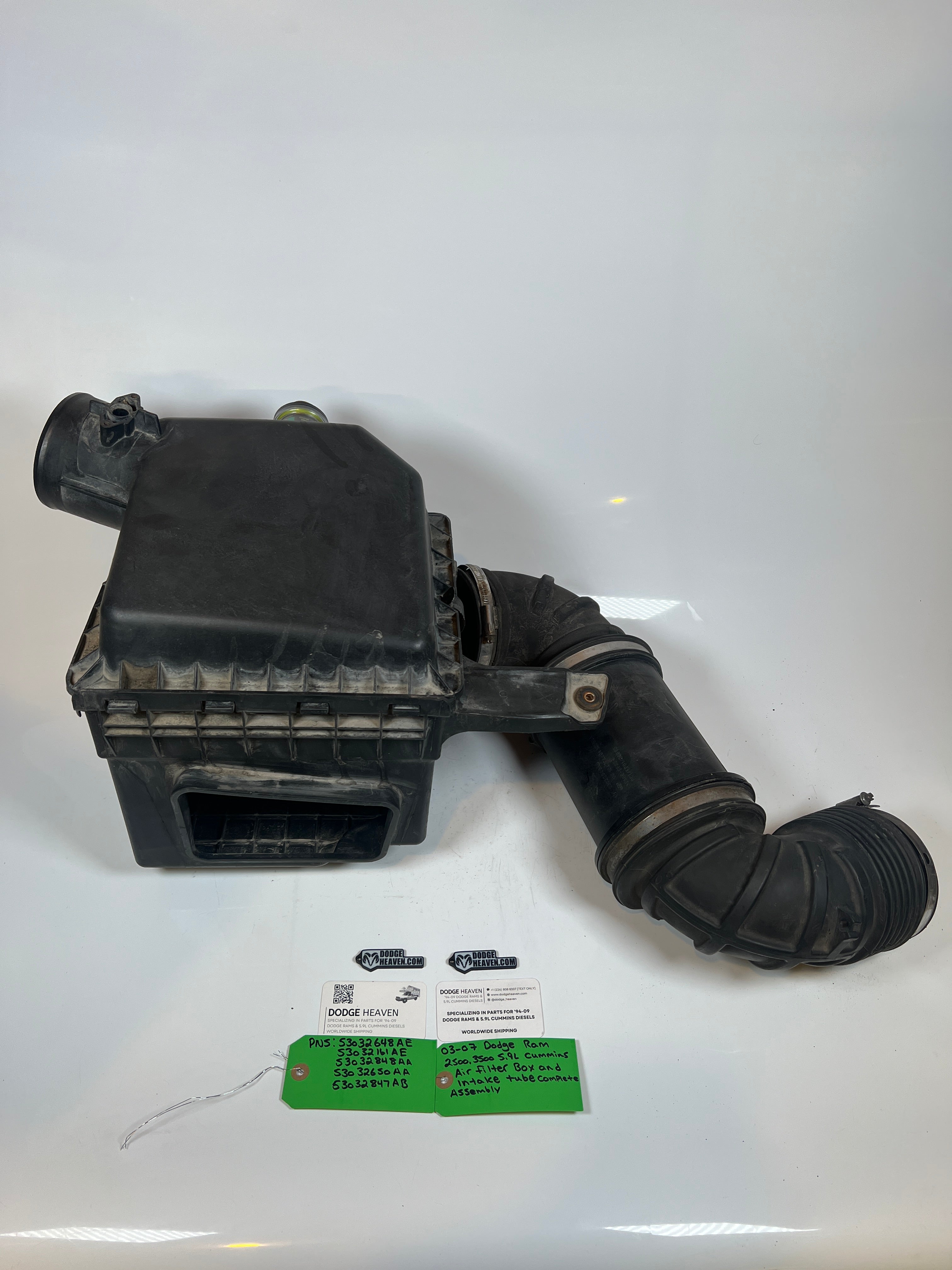 2003-2007 Dodge Ram 5.9L Cummins Air Filter box & Intake Tube Assembly