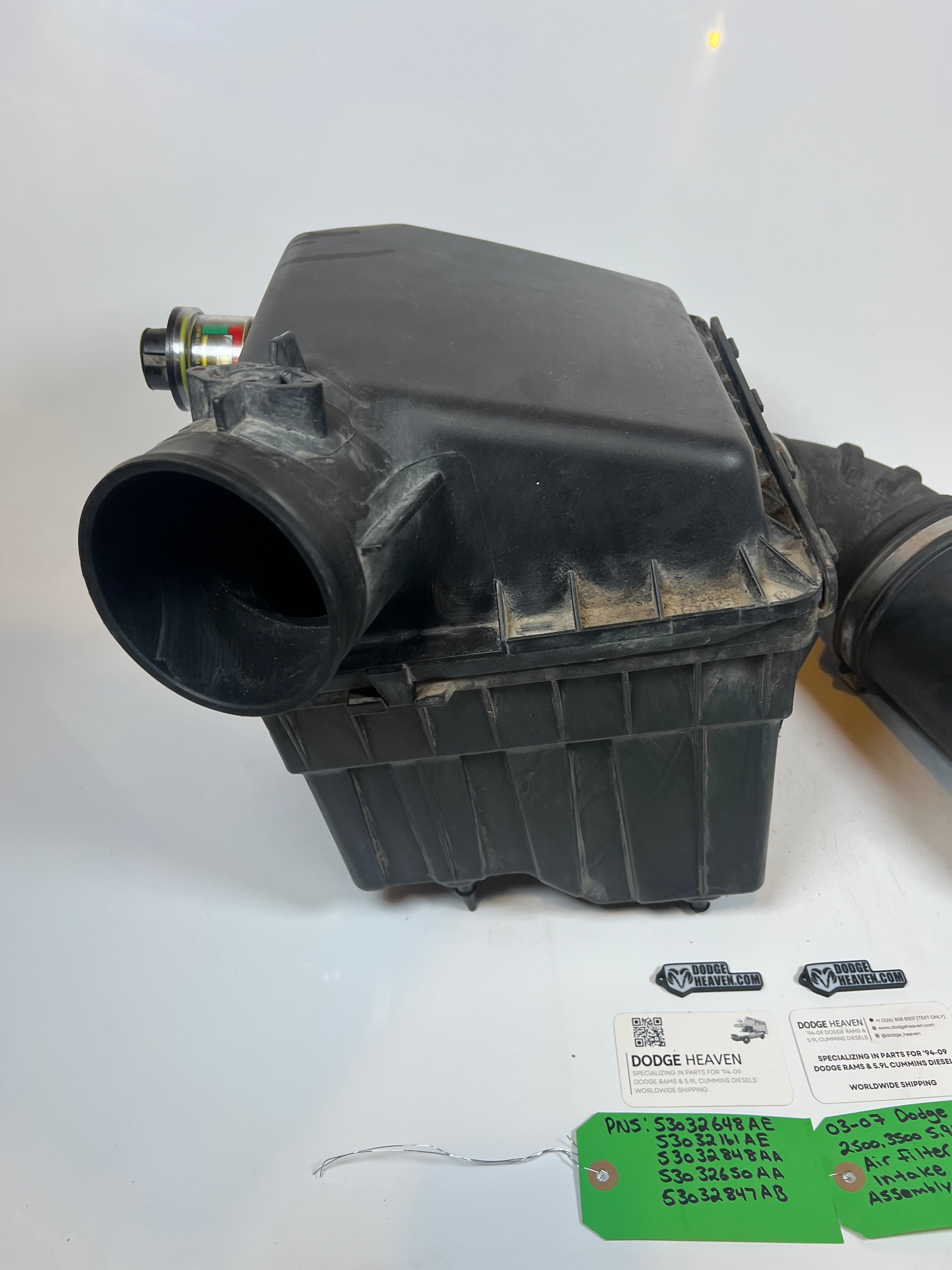2003-2007 Dodge Ram 5.9L Cummins Air Filter box & Intake Tube Assembly