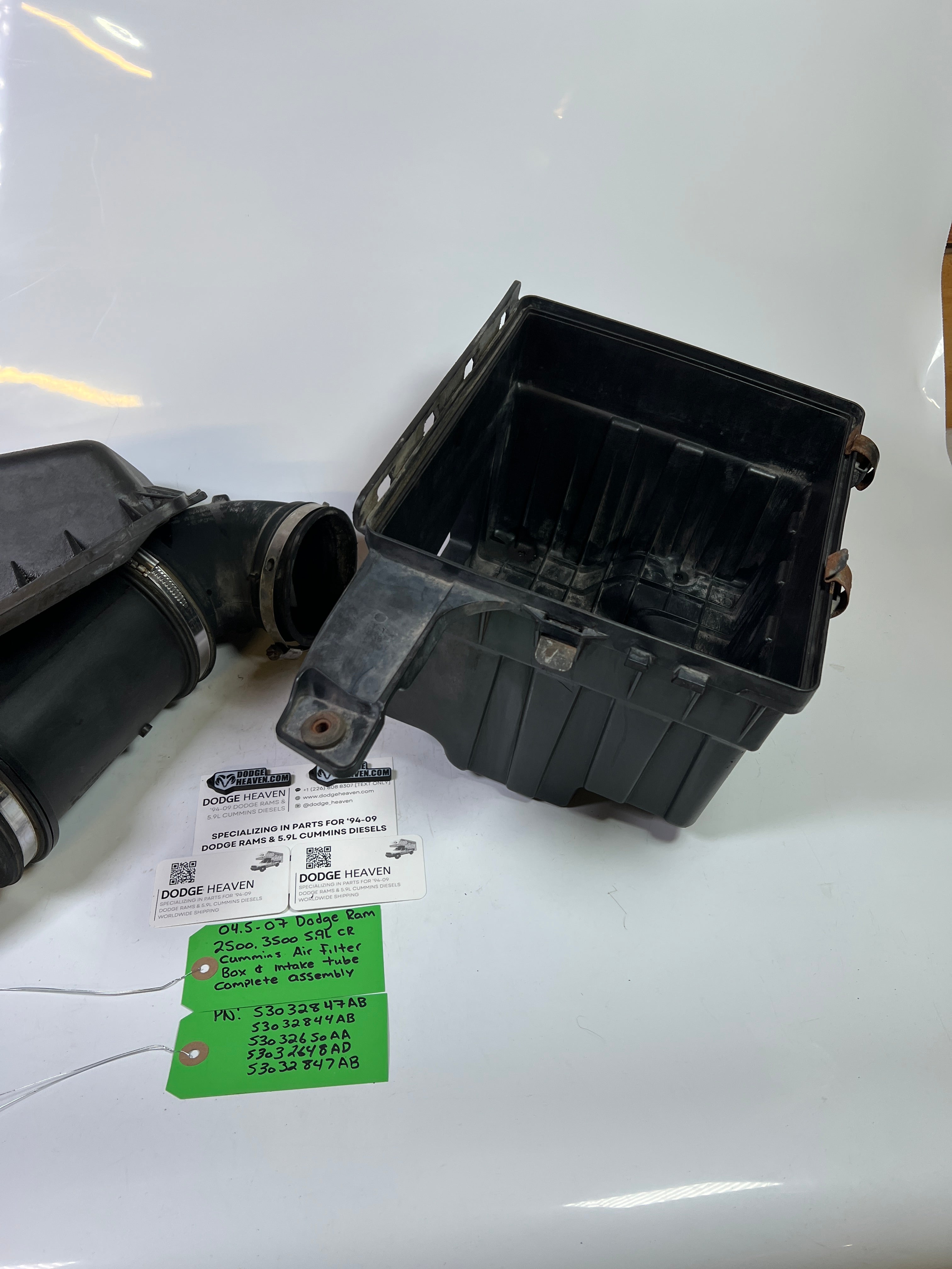2004.5-2007 Dodge Ram 5.9L Cummins Air Filter box & Intake Tube Assembly