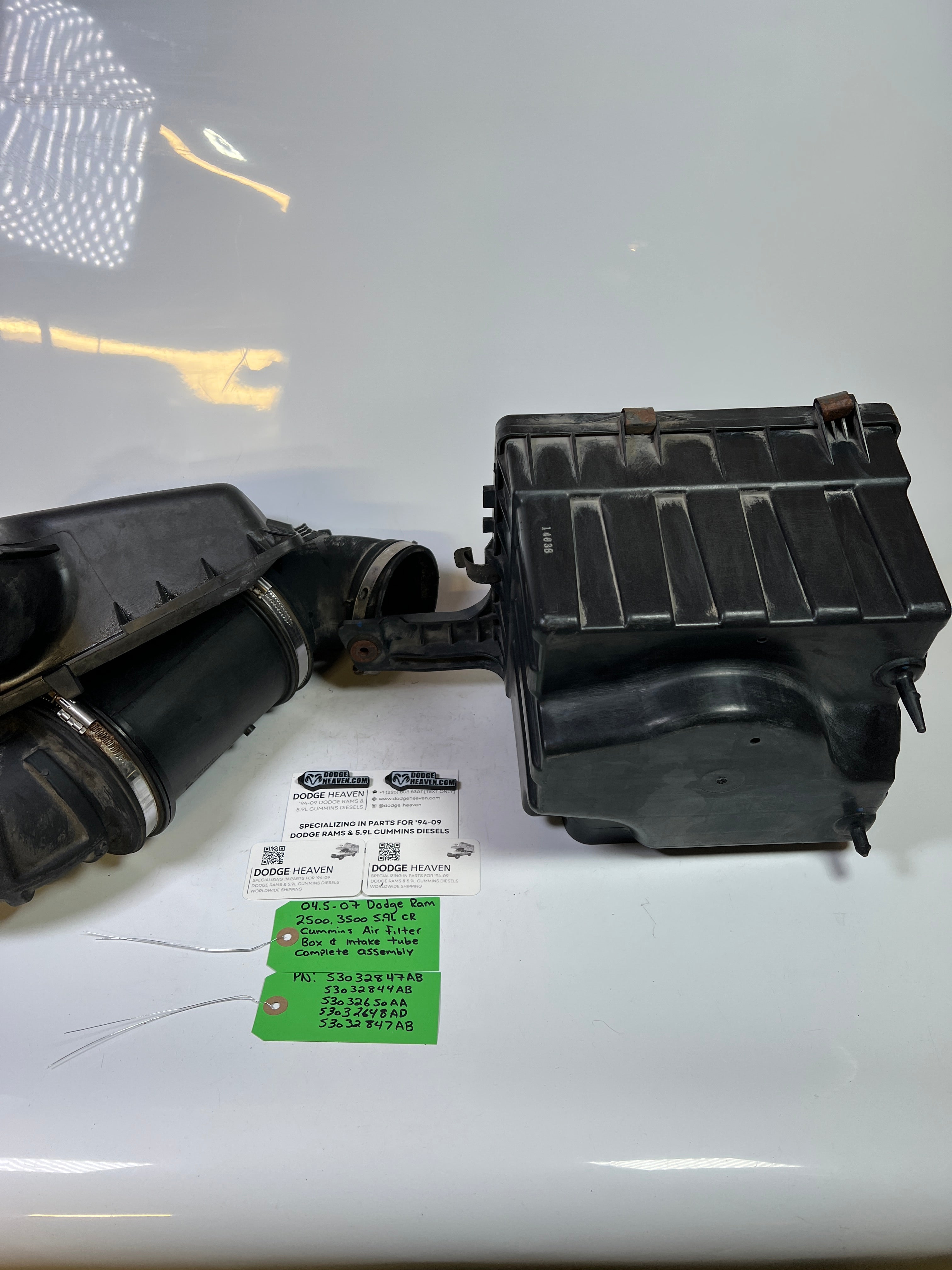 2004.5-2007 Dodge Ram 5.9L Cummins Air Filter box & Intake Tube Assembly