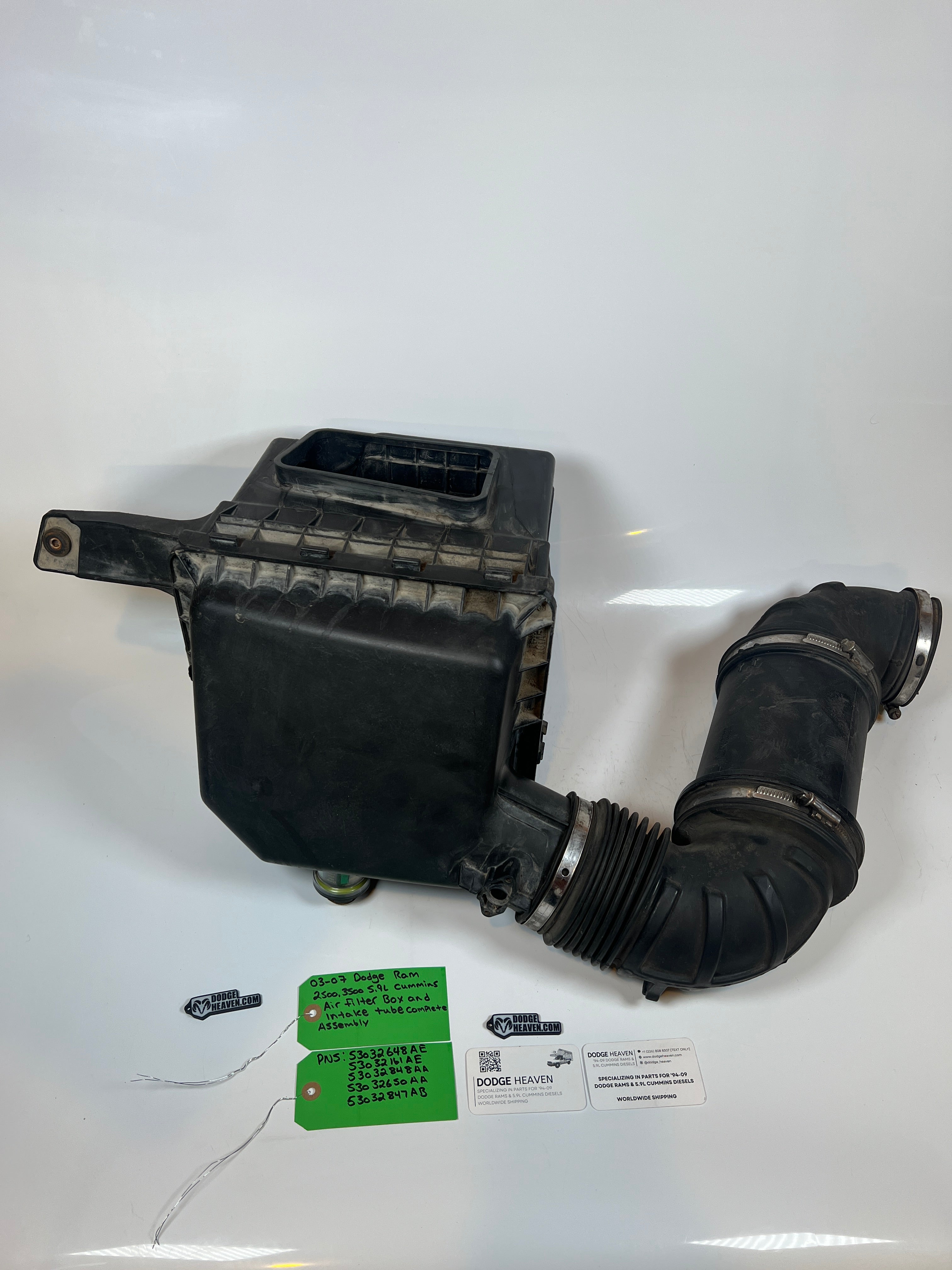 2003-2007 Dodge Ram 5.9L Cummins Air Filter box & Intake Tube Assembly