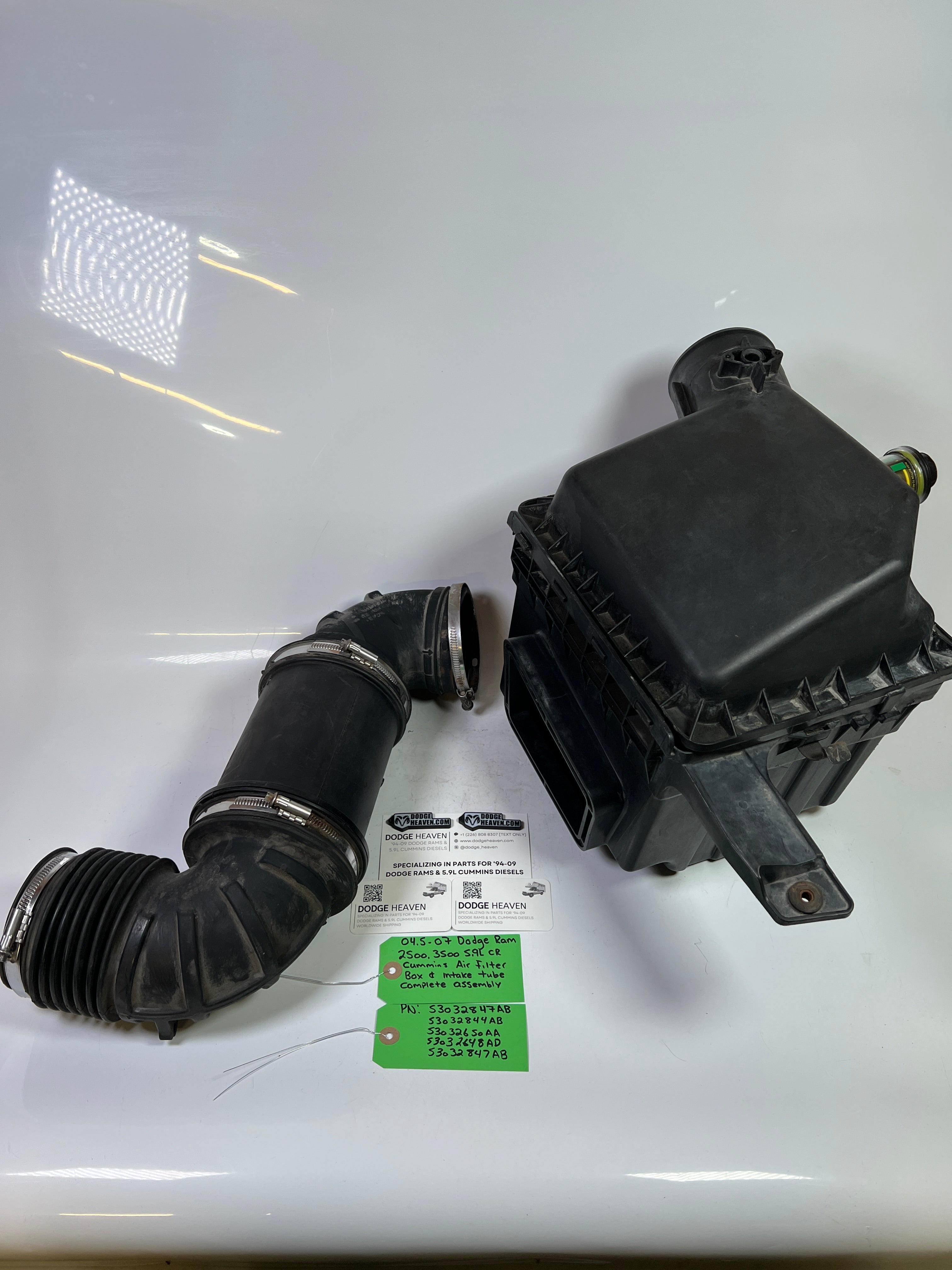 2004.5-2007 Dodge Ram 5.9L Cummins Air Filter box & Intake Tube Assembly