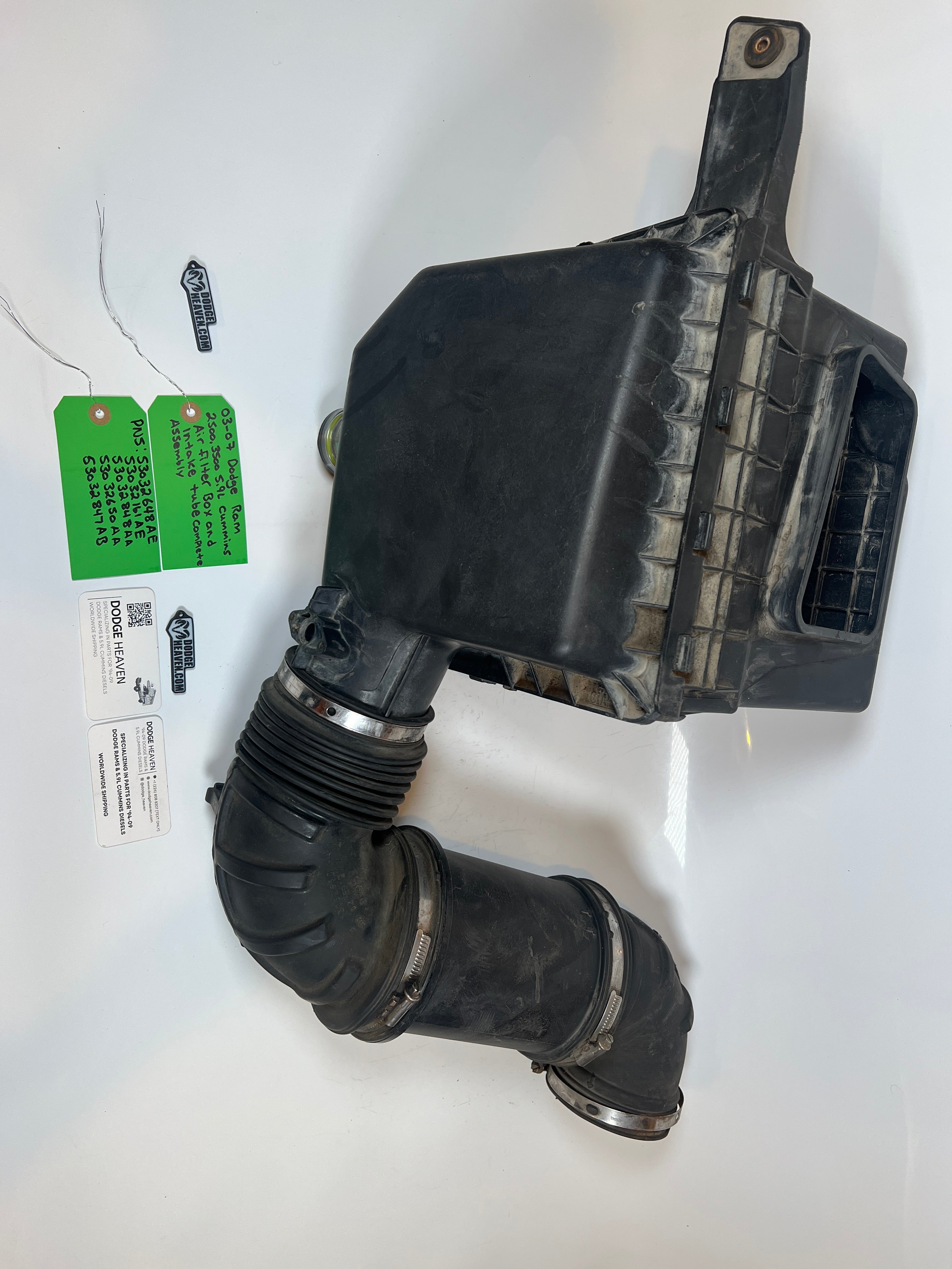2003-2007 Dodge Ram 5.9L Cummins Air Filter box & Intake Tube Assembly