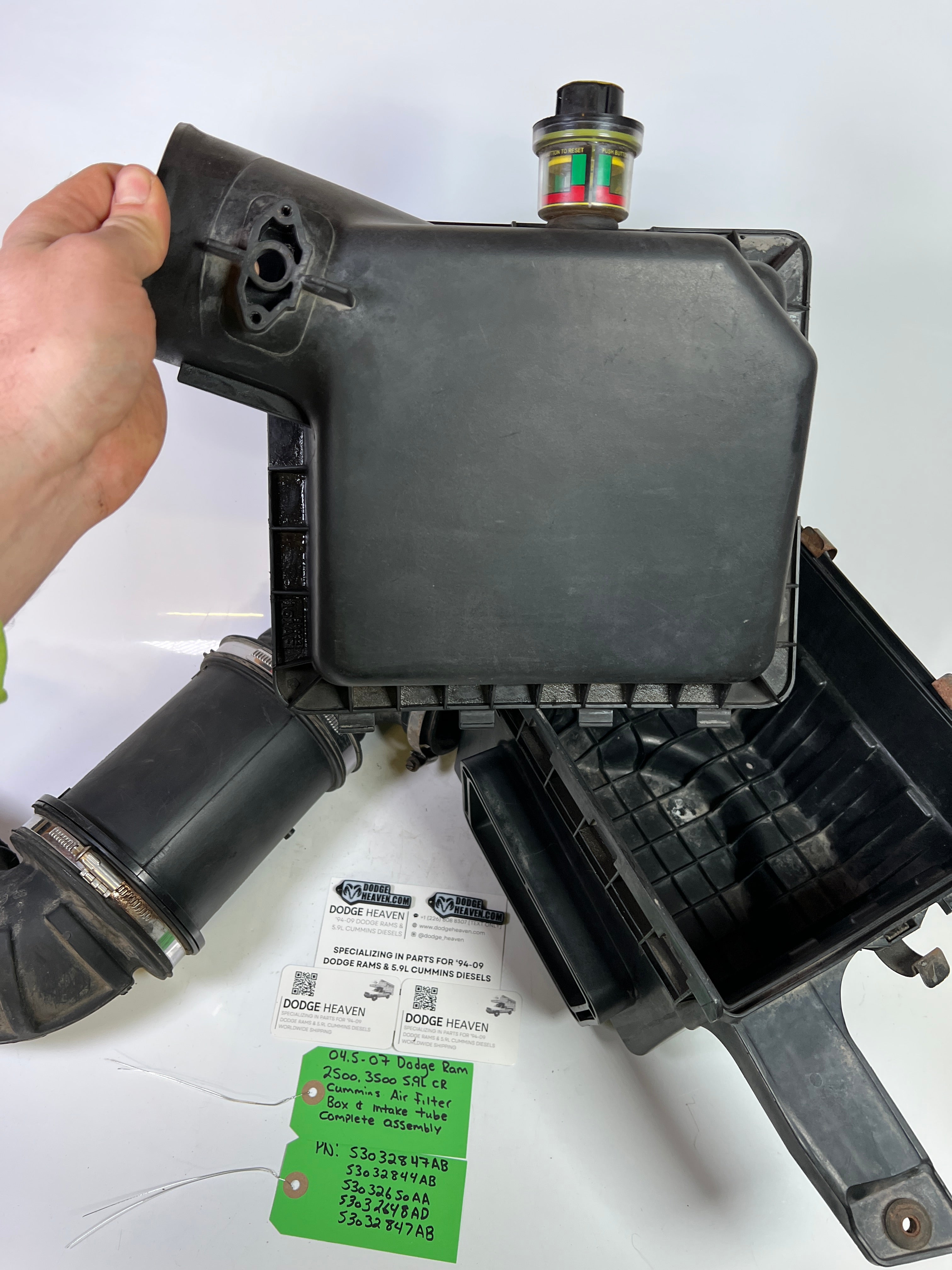 2004.5-2007 Dodge Ram 5.9L Cummins Air Filter box & Intake Tube Assembly