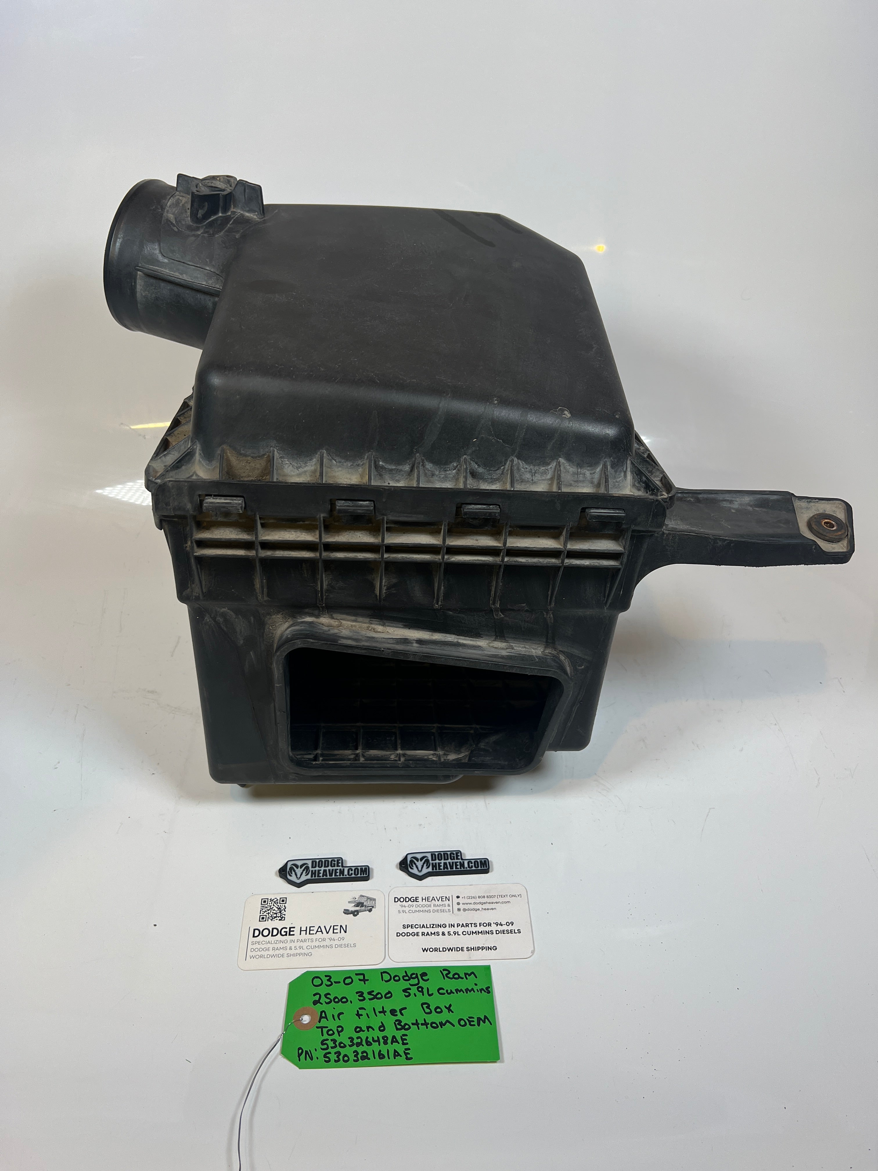 2003-2007 Dodge Ram 2500 3500 5.9L Cummins Air Filter Box Top & Bottom