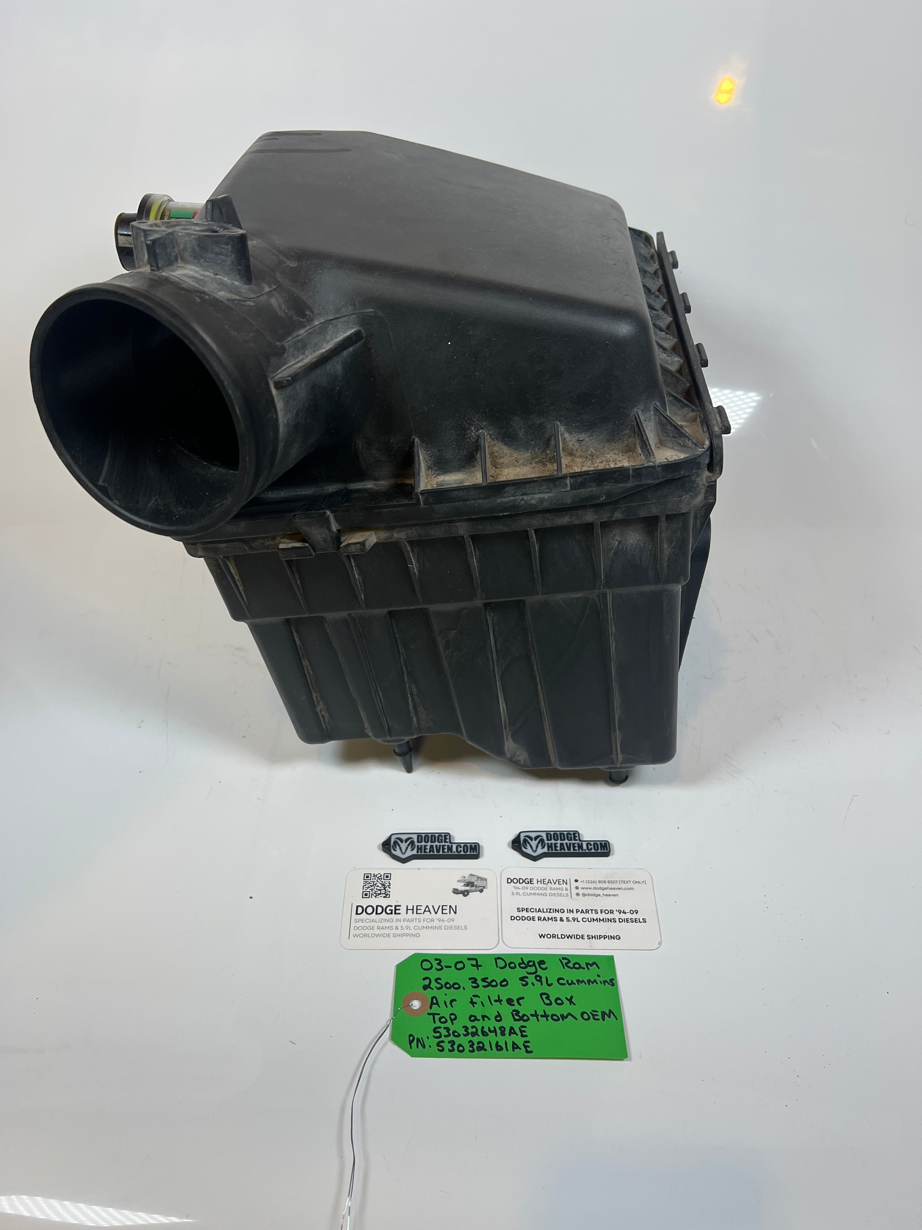 2003-2007 Dodge Ram 2500 3500 5.9L Cummins Air Filter Box Top & Bottom