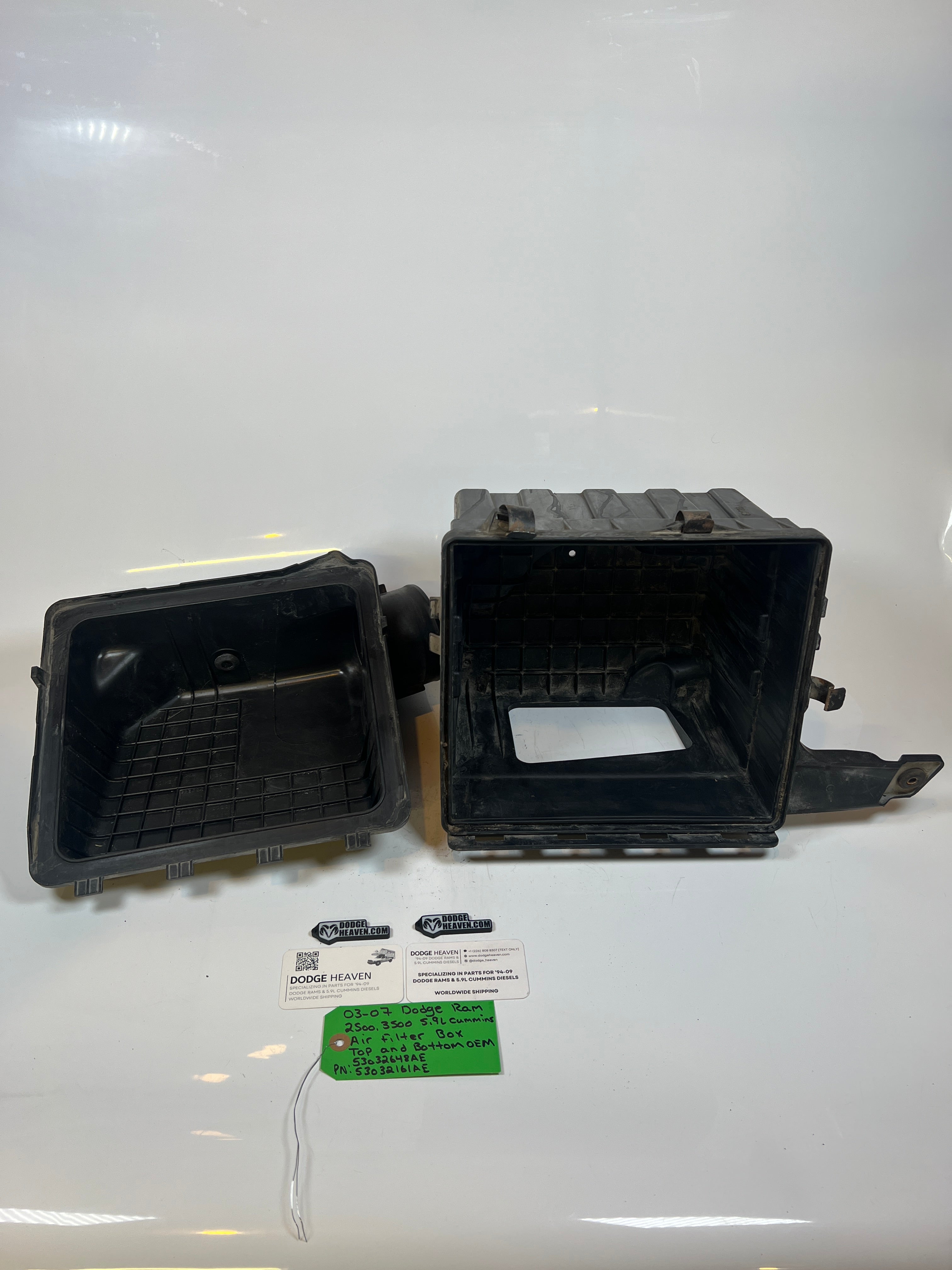 2003-2007 Dodge Ram 2500 3500 5.9L Cummins Air Filter Box Top & Bottom
