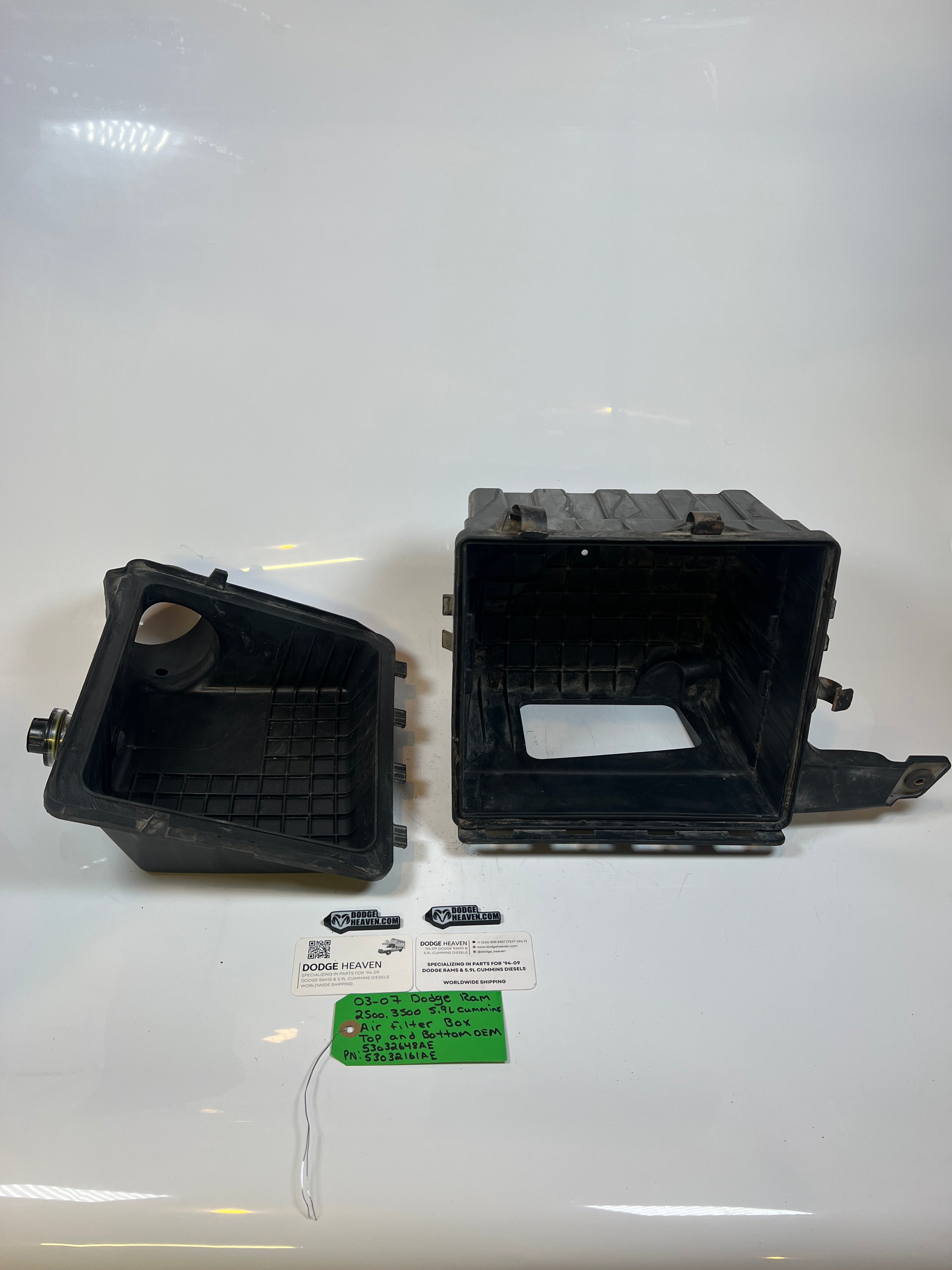 2003-2007 Dodge Ram 2500 3500 5.9L Cummins Air Filter Box Top & Bottom