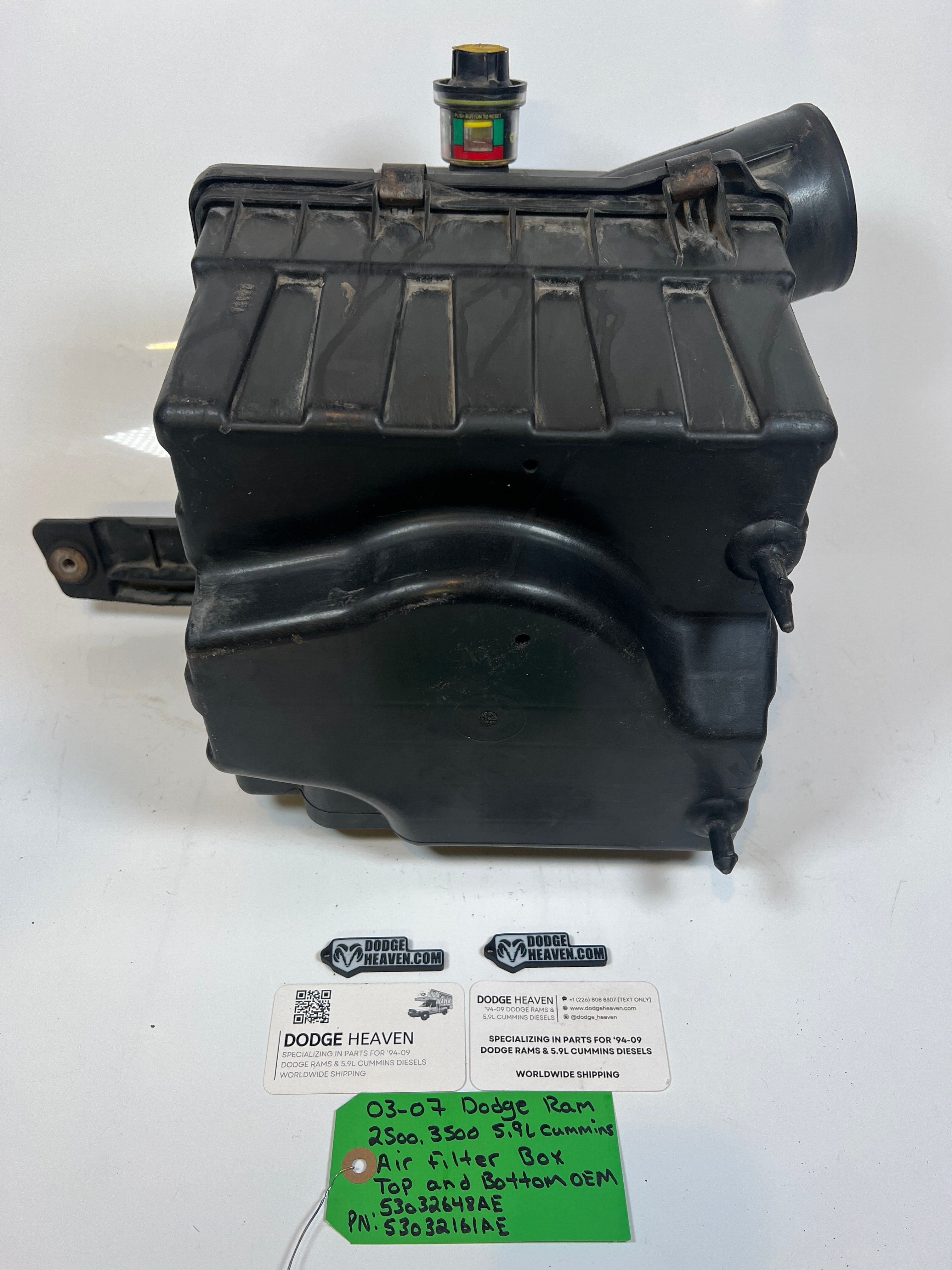2003-2007 Dodge Ram 2500 3500 5.9L Cummins Air Filter Box Top & Bottom