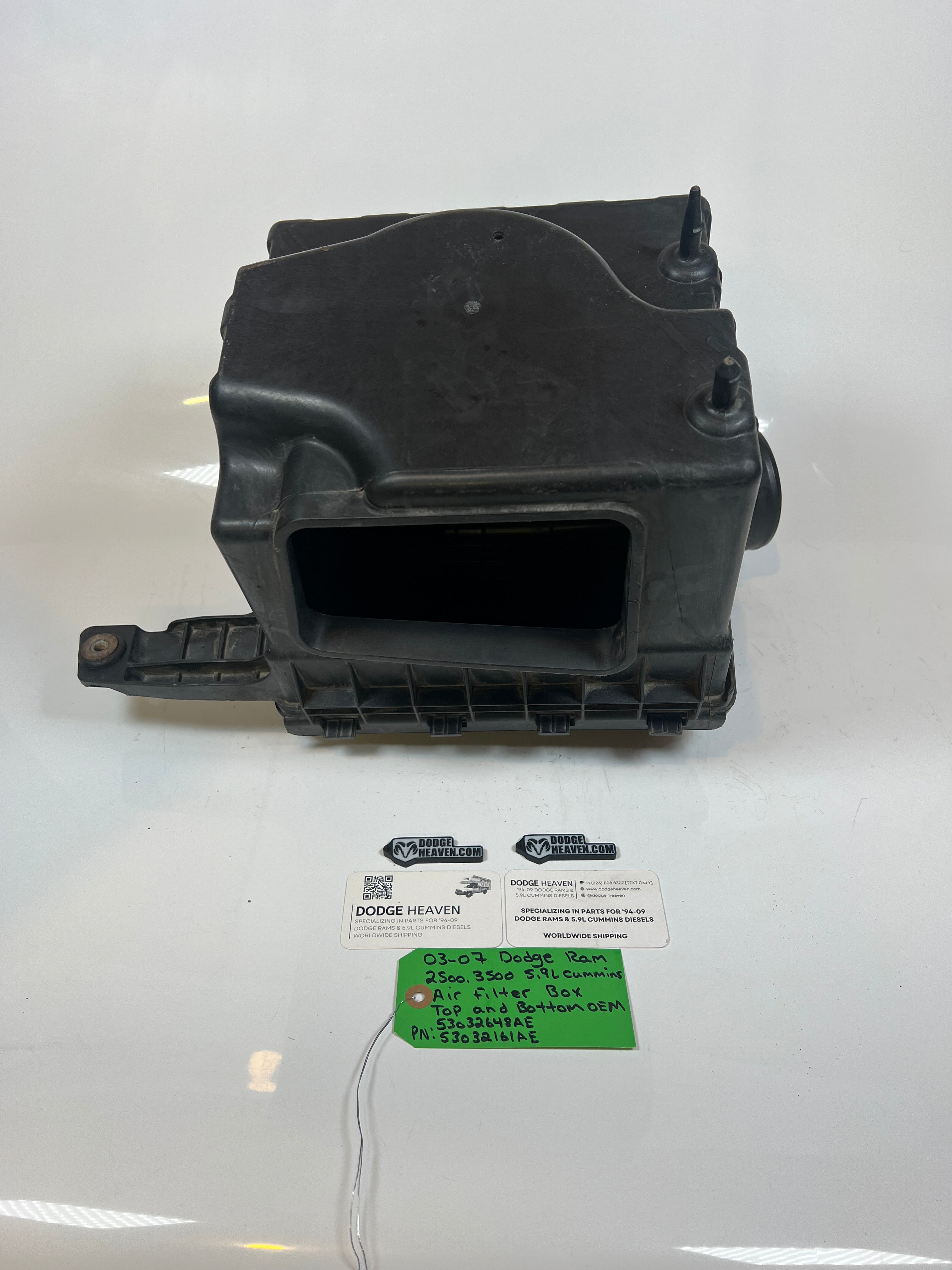2003-2007 Dodge Ram 2500 3500 5.9L Cummins Air Filter Box Top & Bottom