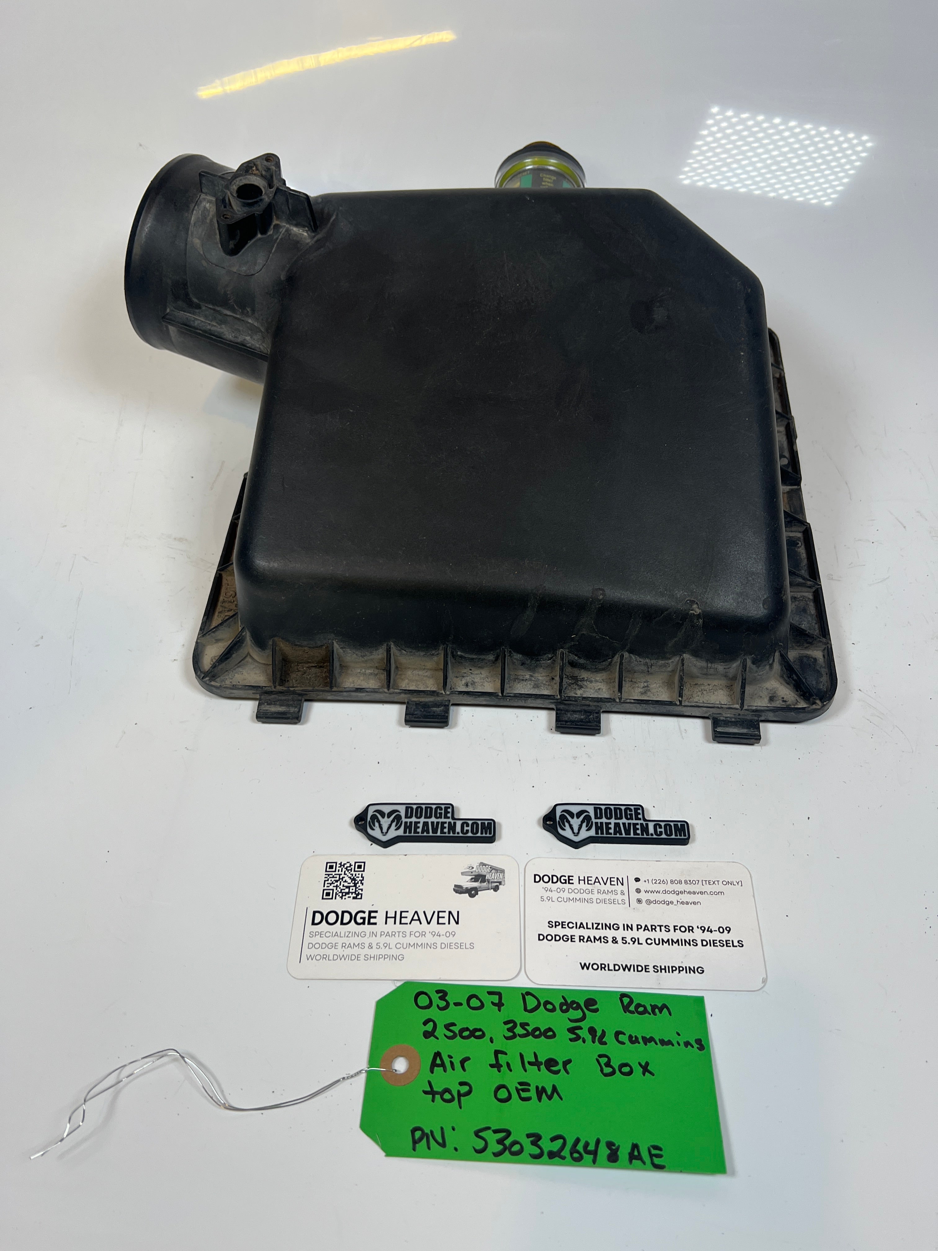 2003-2007 Dodge Ram 2500 3500 5.9L Cummins Air Filter Box Top