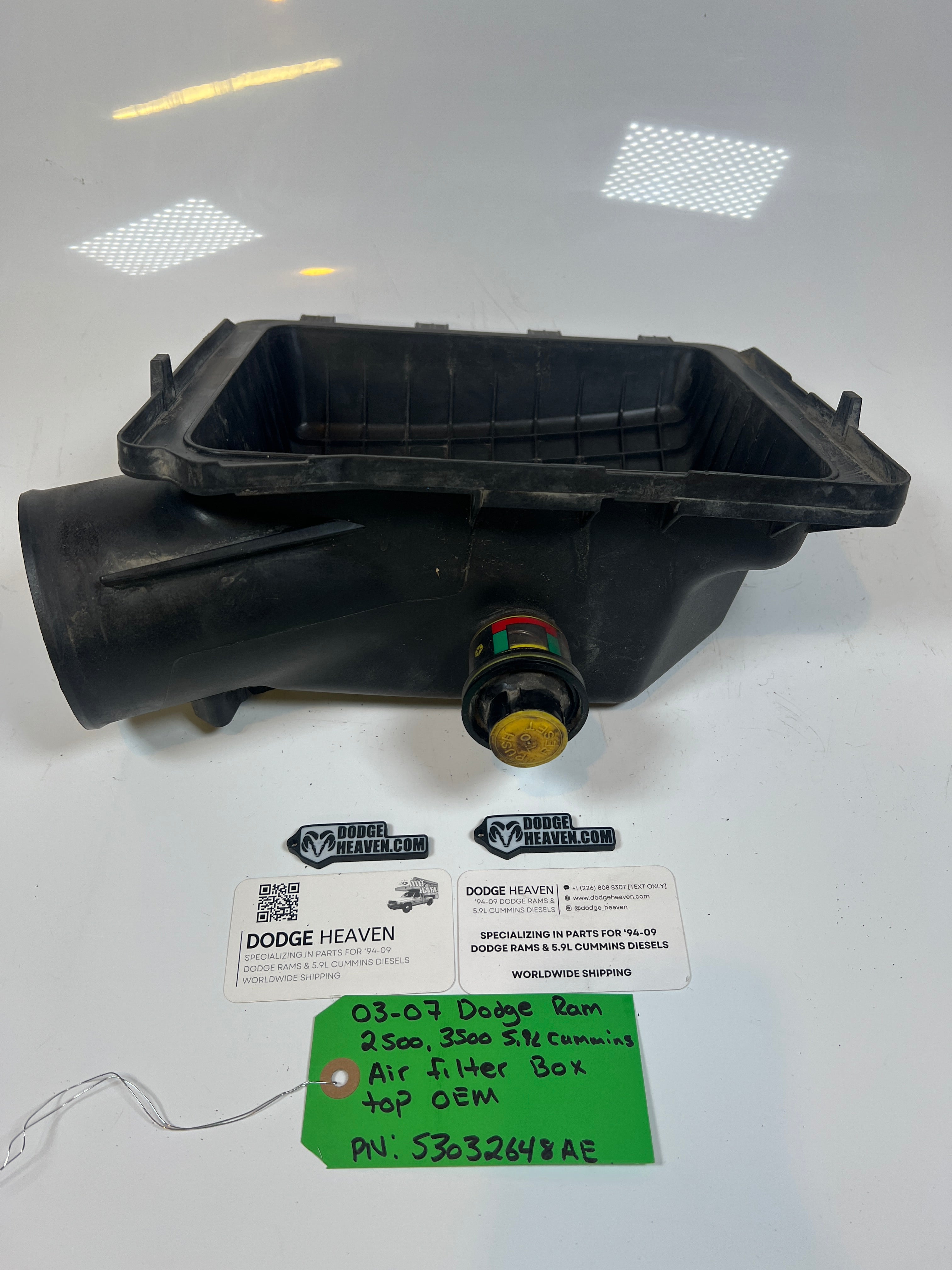2003-2007 Dodge Ram 2500 3500 5.9L Cummins Air Filter Box Top