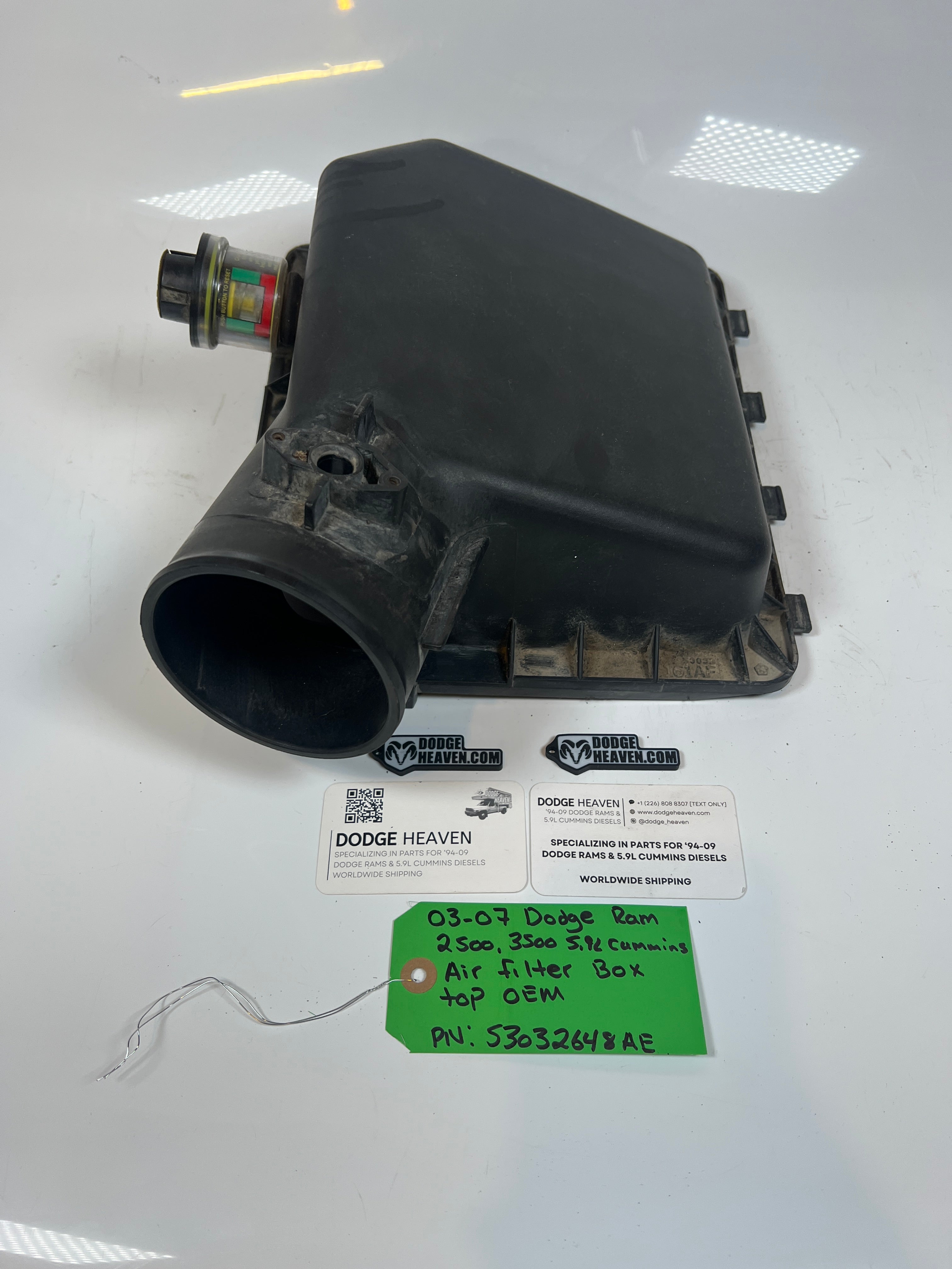 2003-2007 Dodge Ram 2500 3500 5.9L Cummins Air Filter Box Top