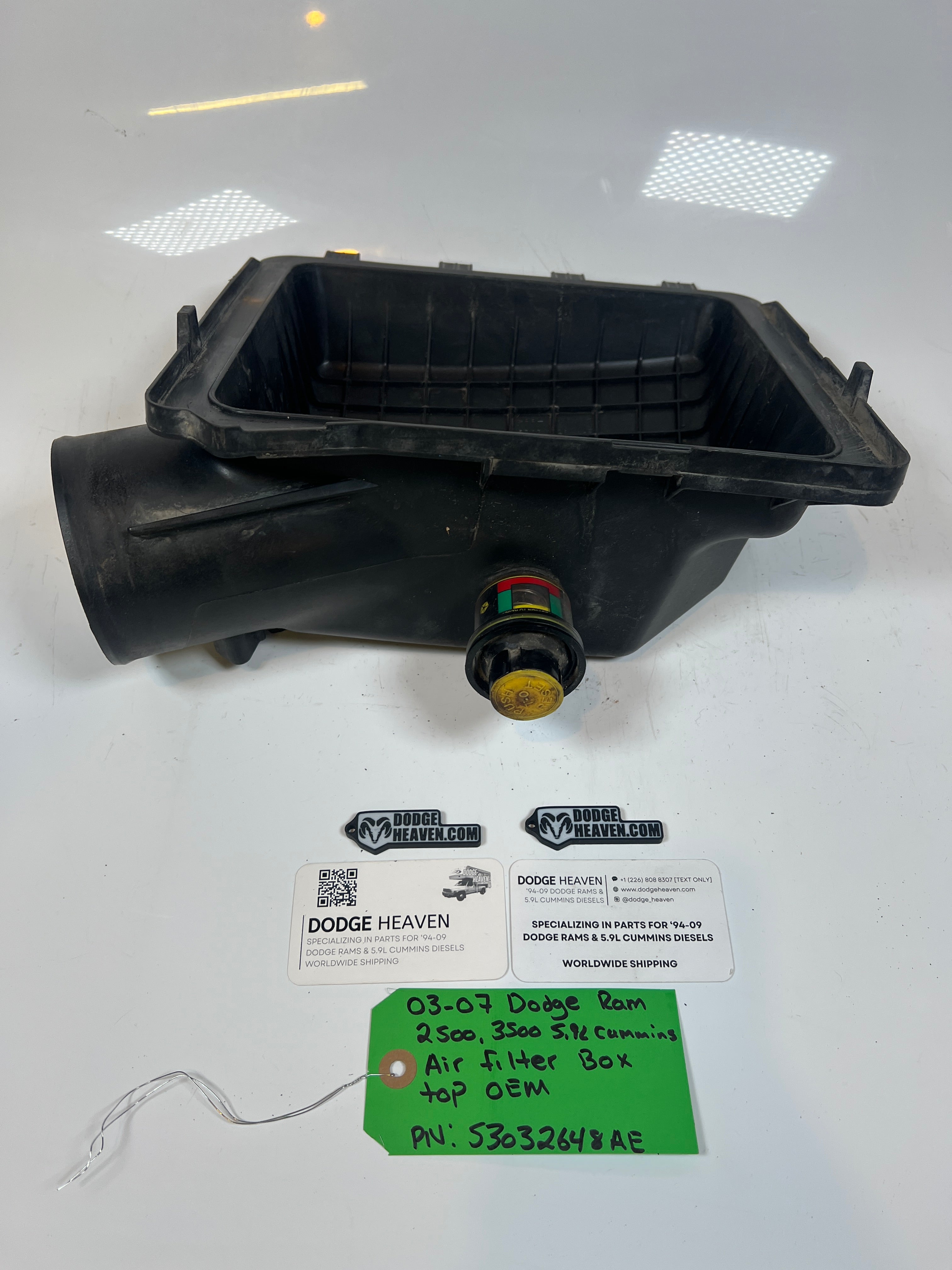 2003-2007 Dodge Ram 2500 3500 5.9L Cummins Air Filter Box Top