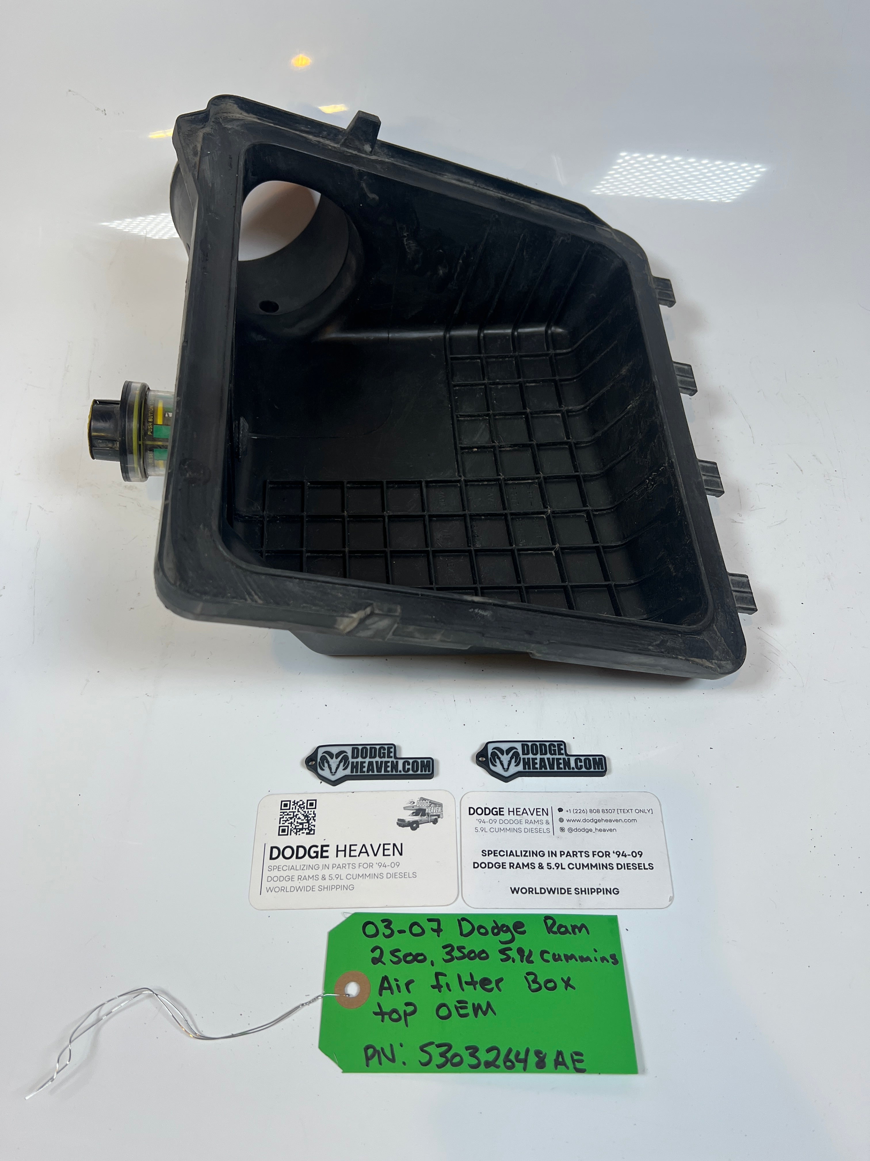 2003-2007 Dodge Ram 2500 3500 5.9L Cummins Air Filter Box Top