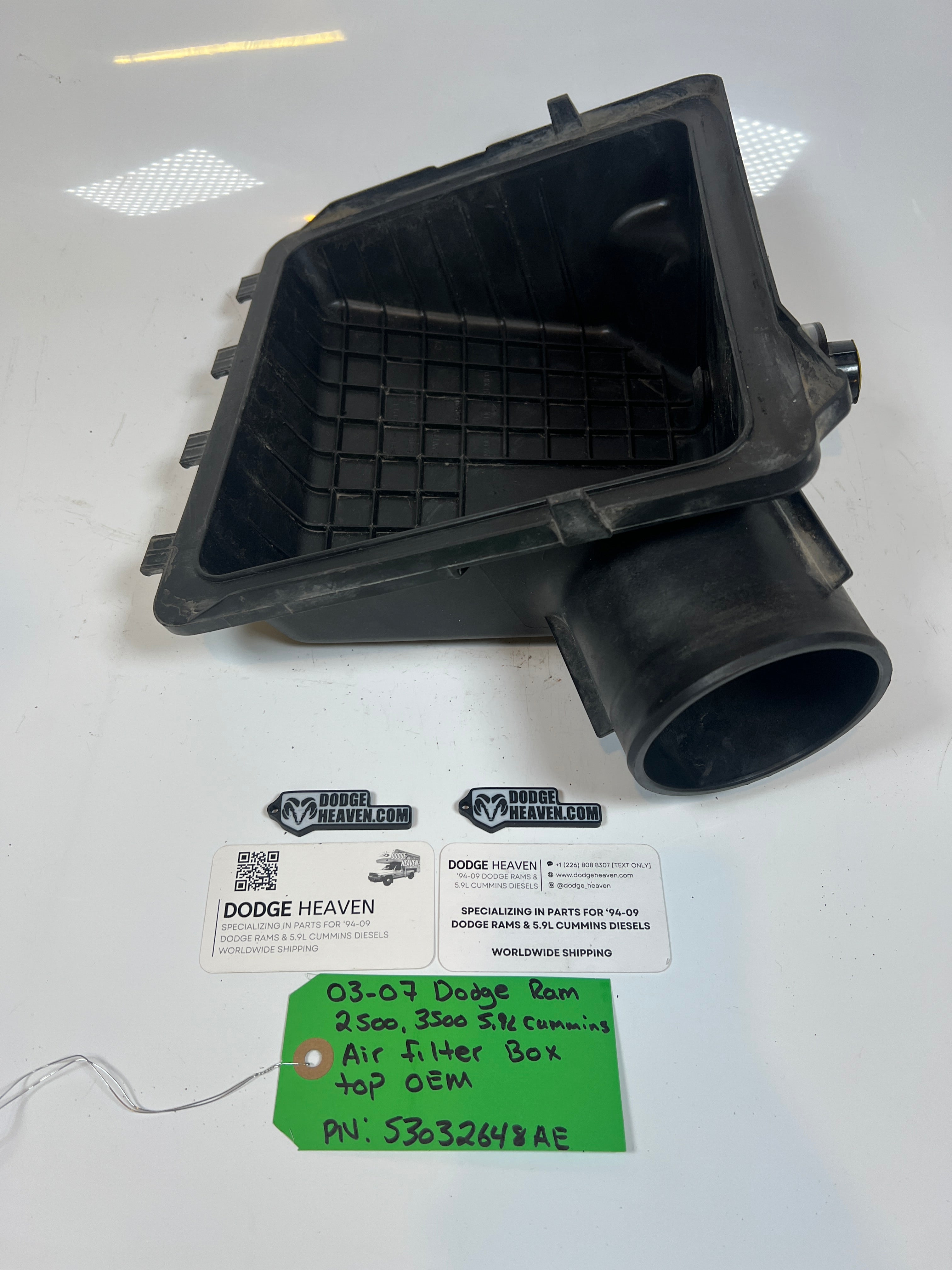 2003-2007 Dodge Ram 2500 3500 5.9L Cummins Air Filter Box Top