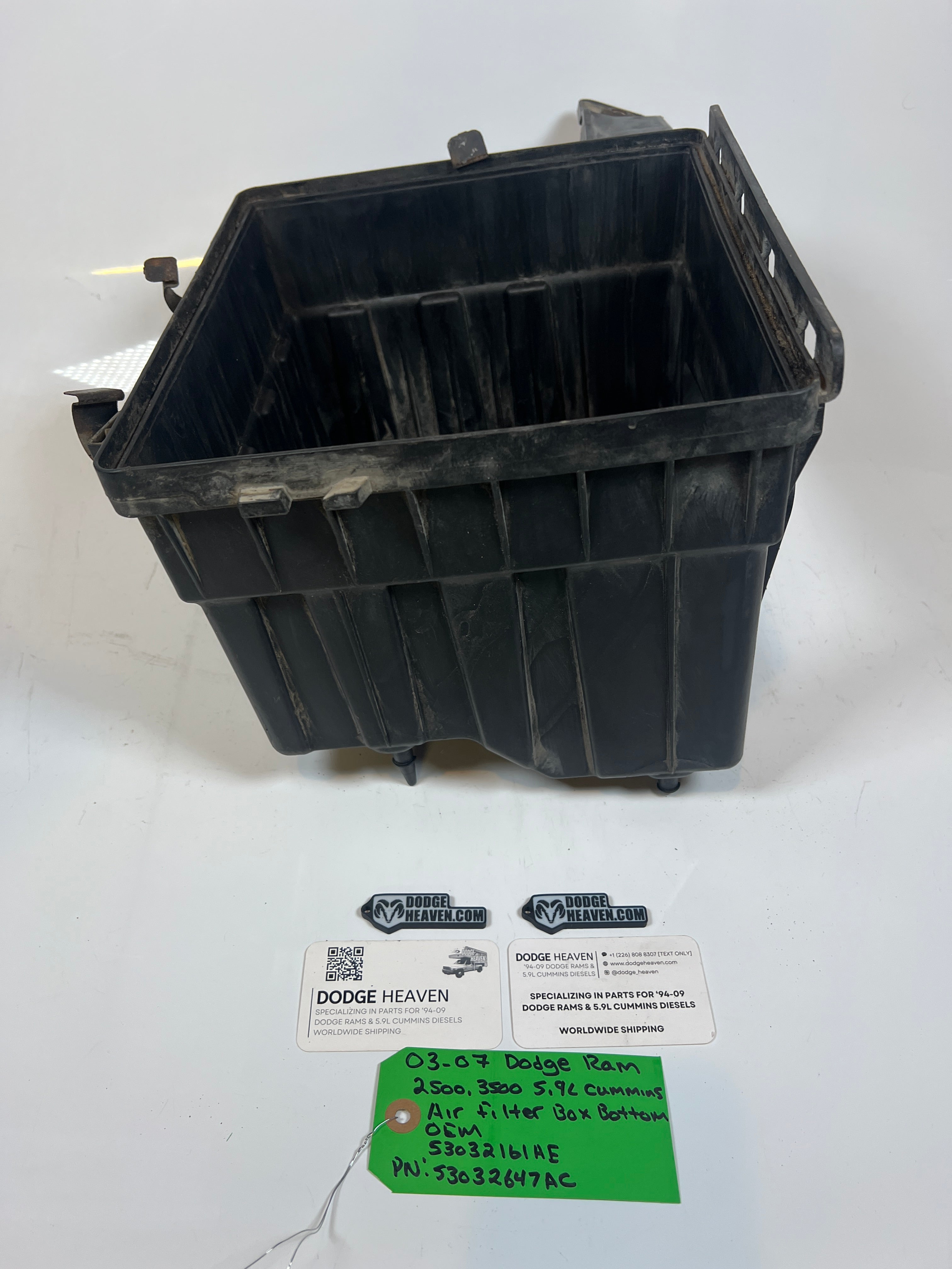 2003-2007 Dodge Ram 2500 3500 5.9l Cummins Air Filter Box Bottom