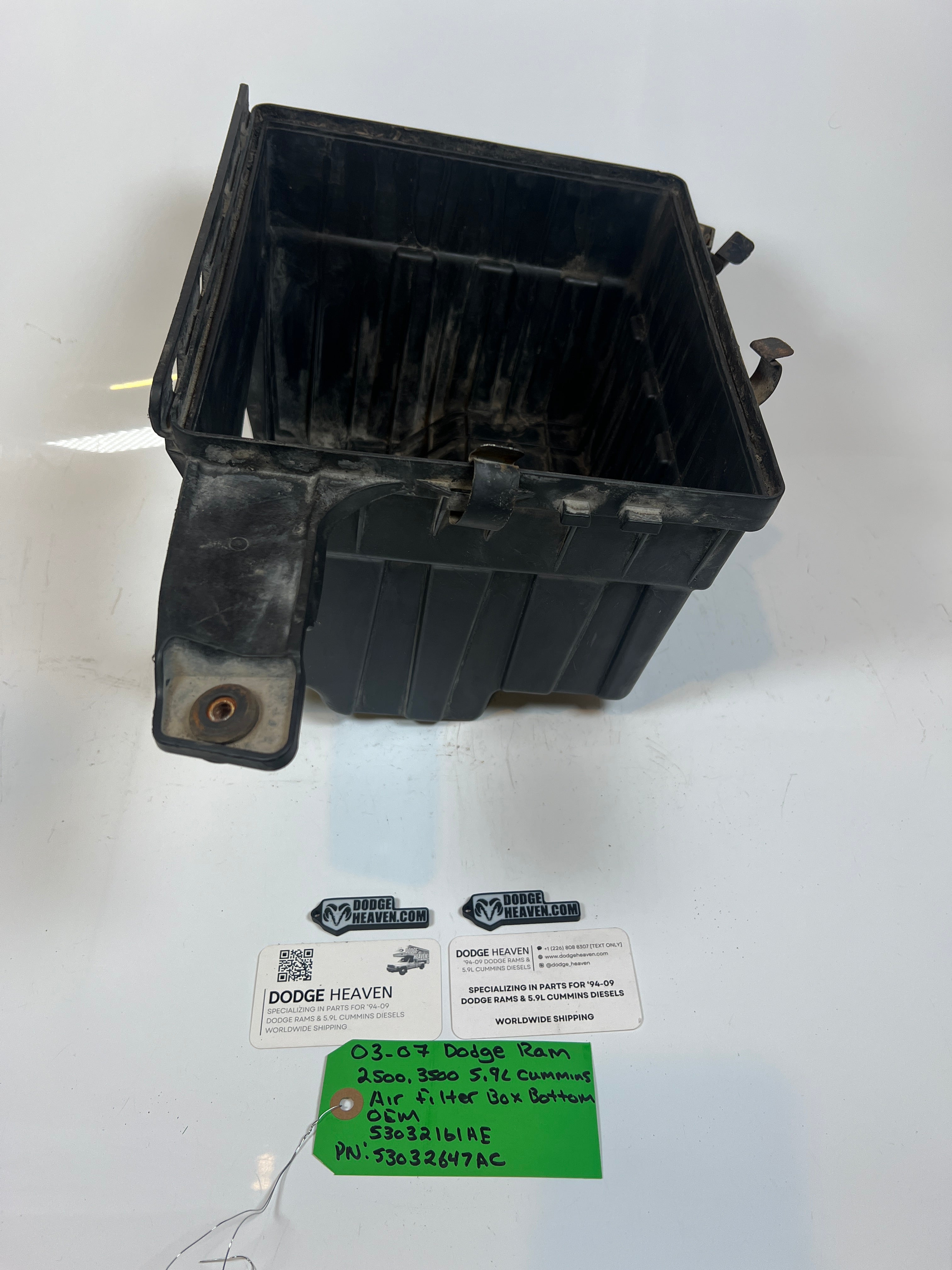 2003-2007 Dodge Ram 2500 3500 5.9l Cummins Air Filter Box Bottom