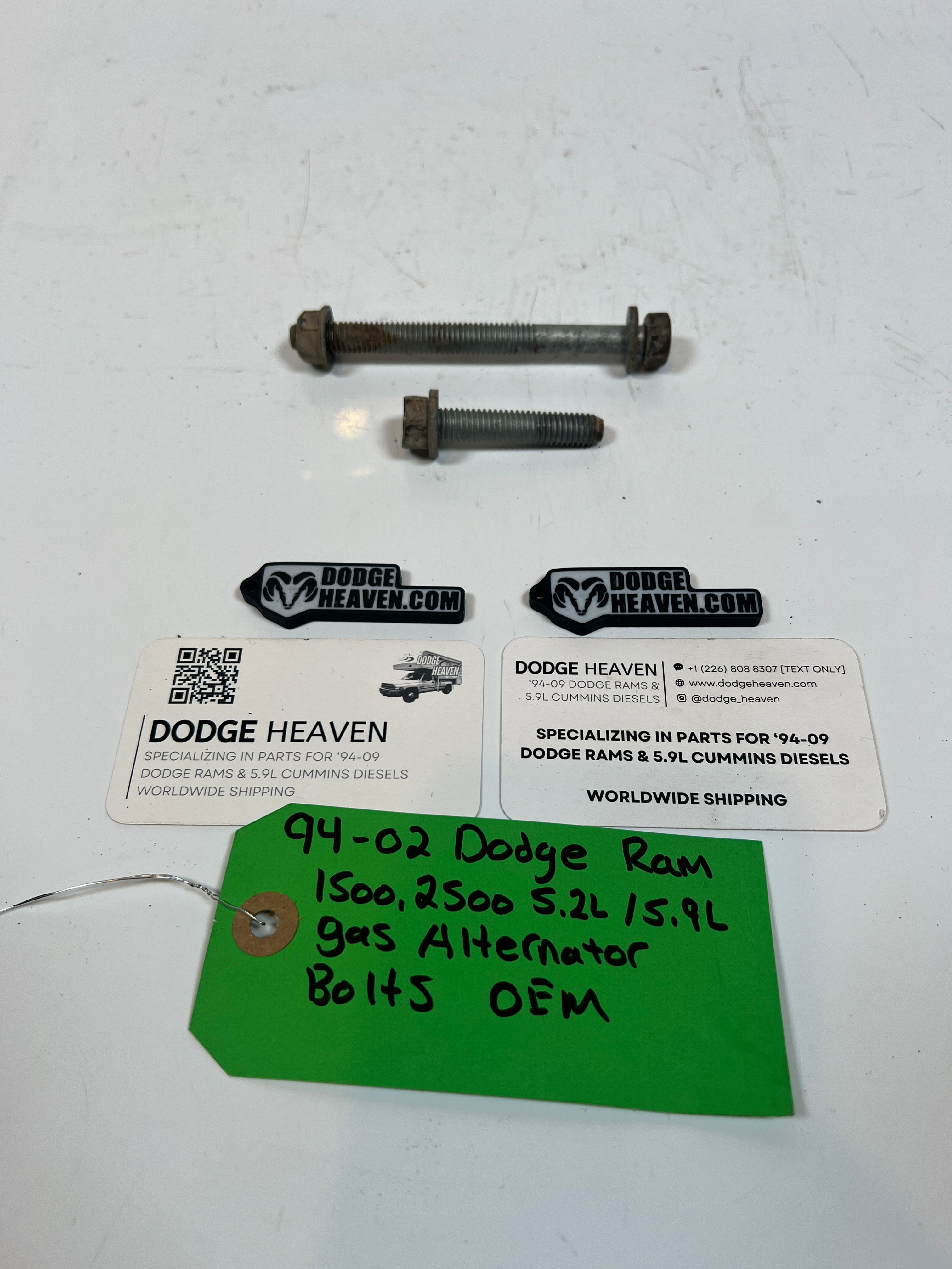 1994-2002 Dodge Ram 1500 2500 5.2L/5.9L Gas magnum Alternator Bolts