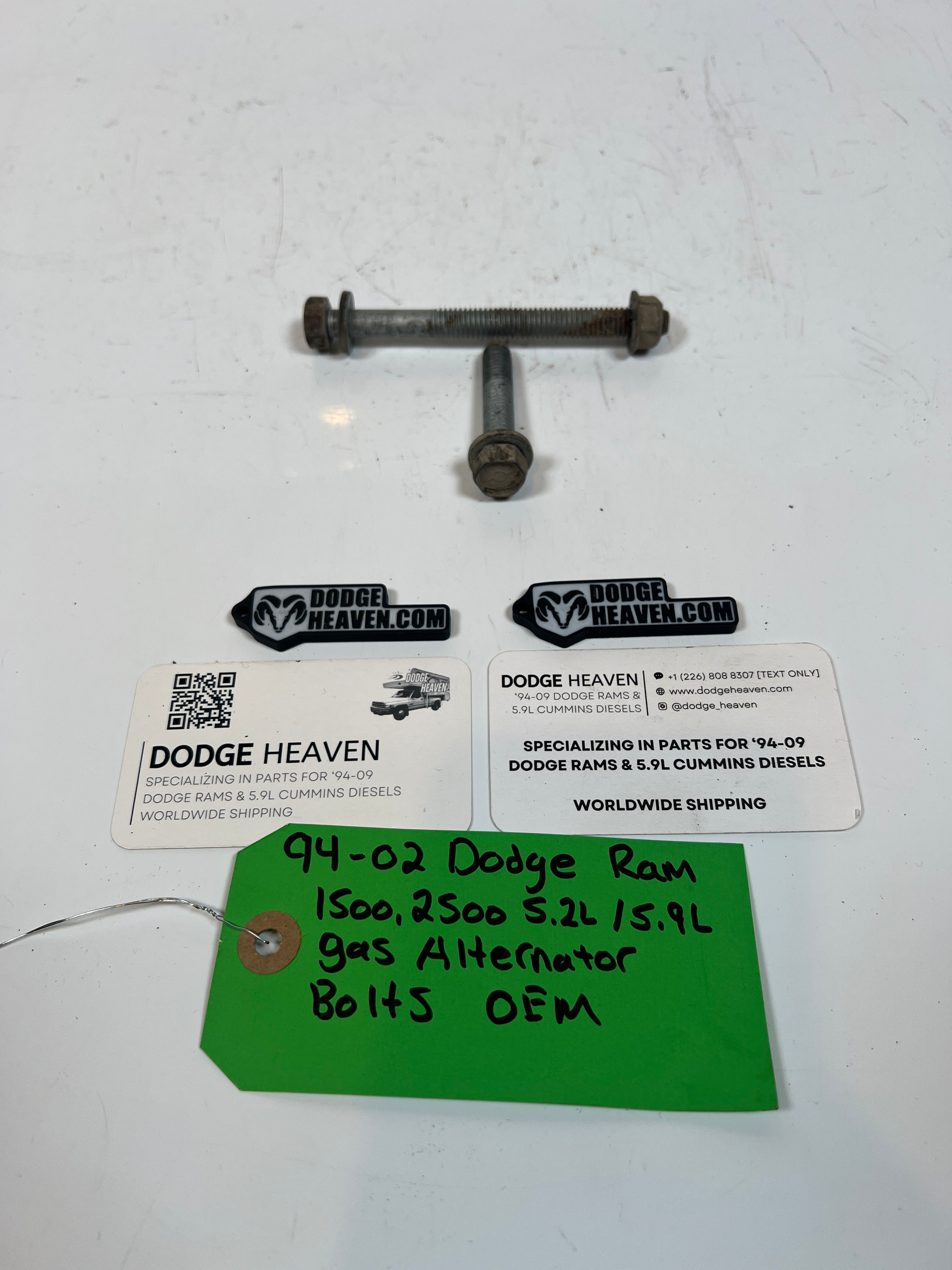 1994-2002 Dodge Ram 1500 2500 5.2L/5.9L Gas magnum Alternator Bolts