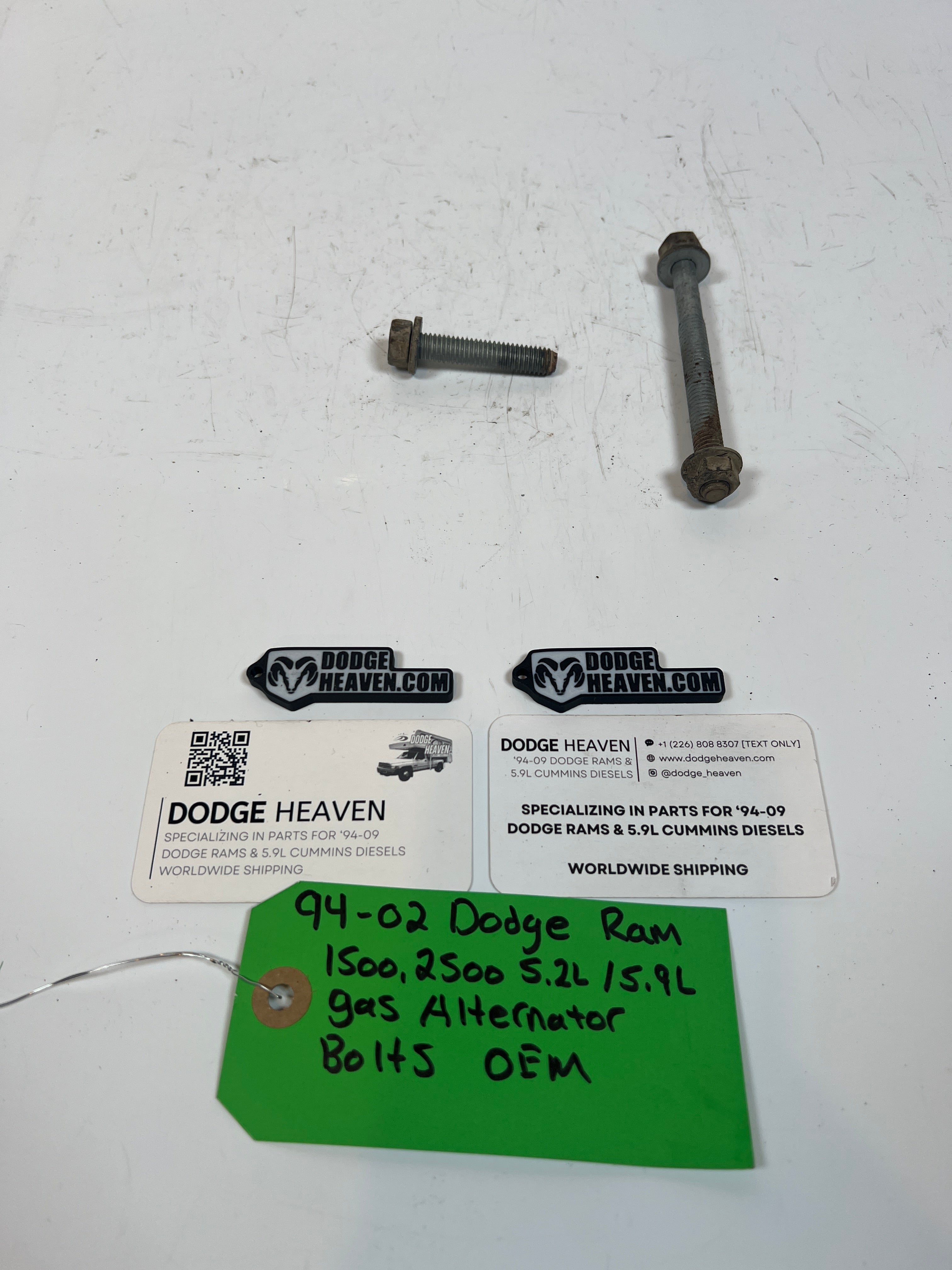 1994-2002 Dodge Ram 1500 2500 5.2L/5.9L Gas magnum Alternator Bolts