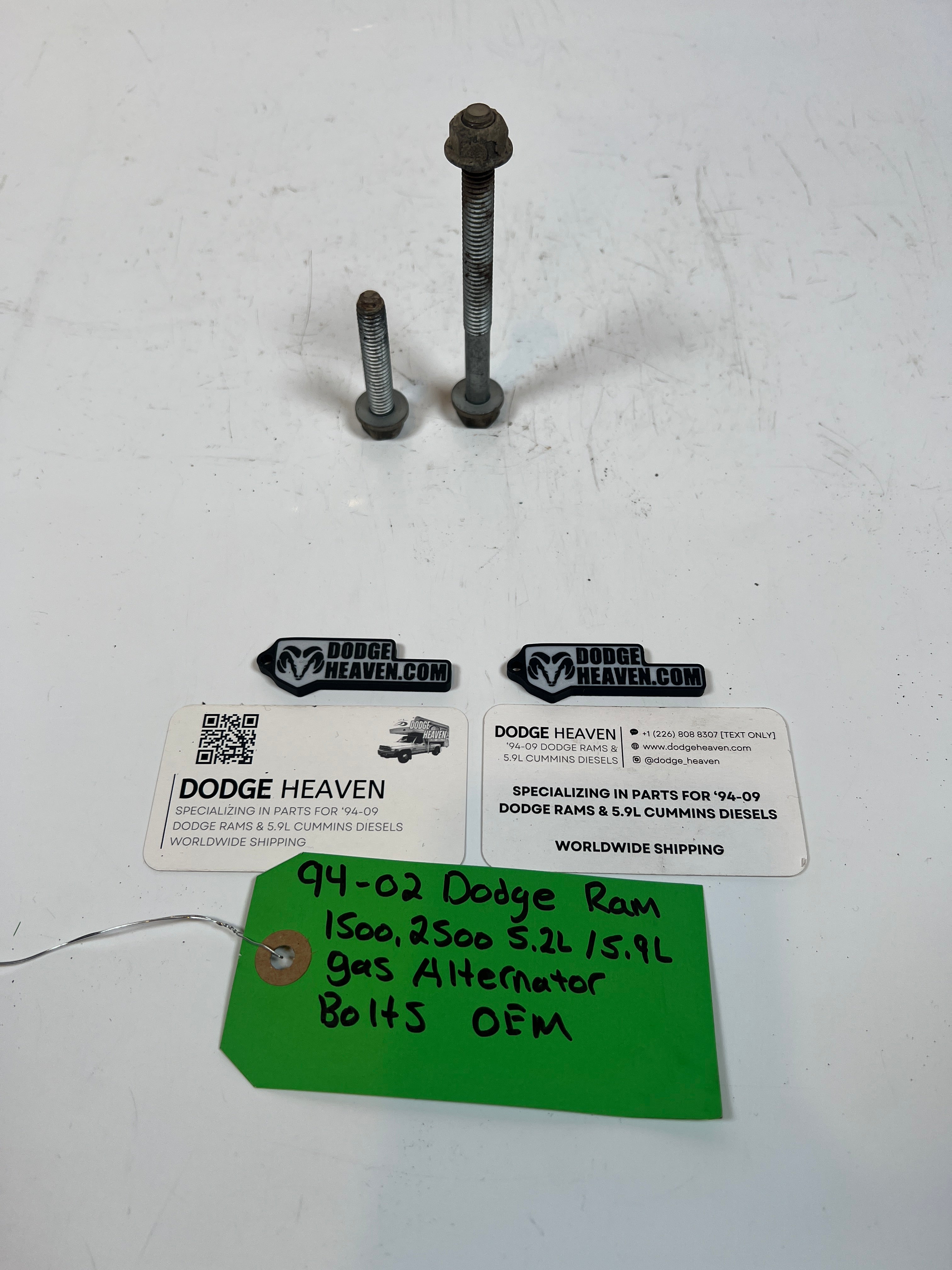 1994-2002 Dodge Ram 1500 2500 5.2L/5.9L Gas magnum Alternator Bolts