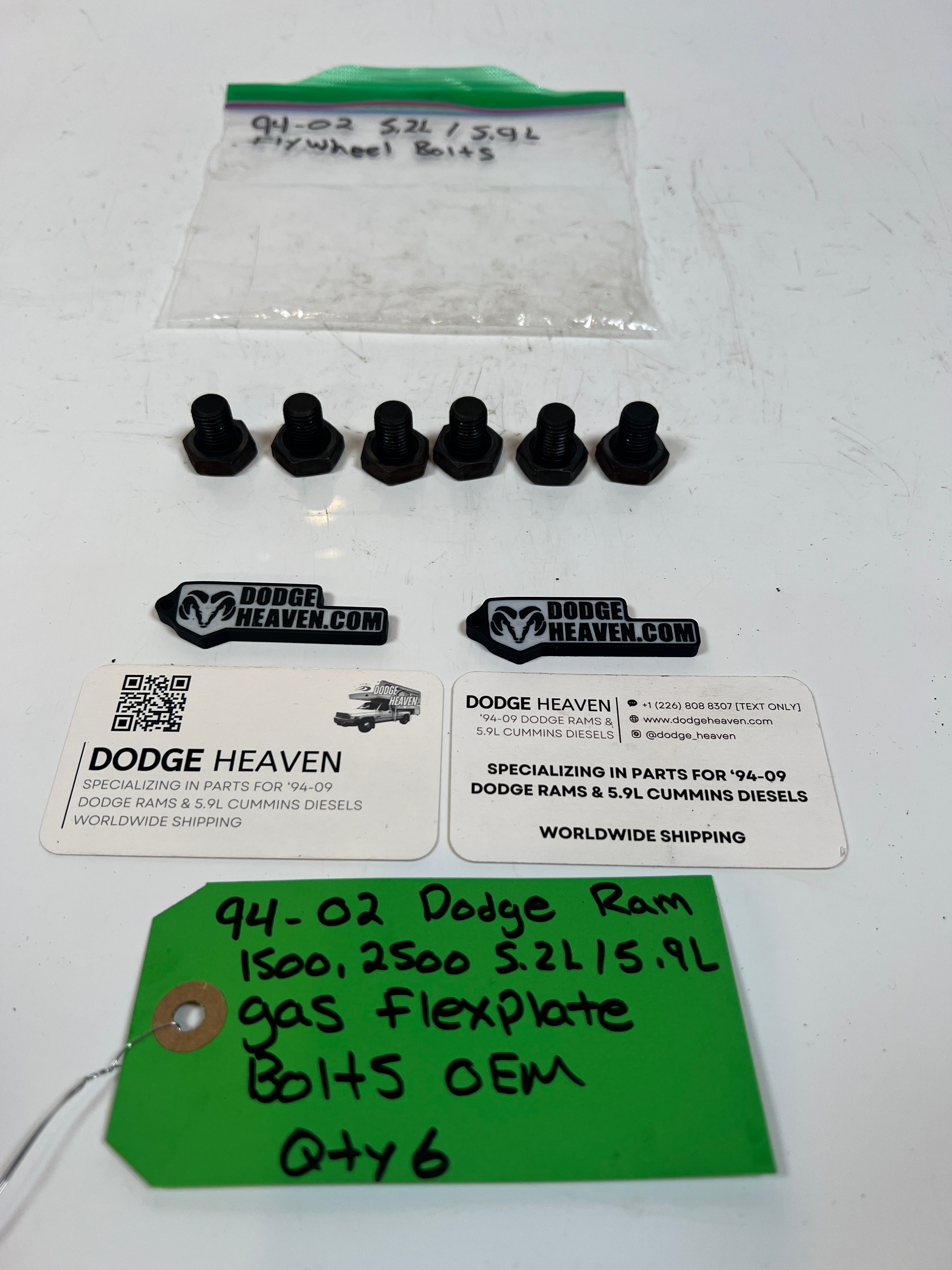 1994-2002 Dodge Ram 1500 2500 5.2L / 5.9L Gas magnum Flex Plate Bolts Qty 6