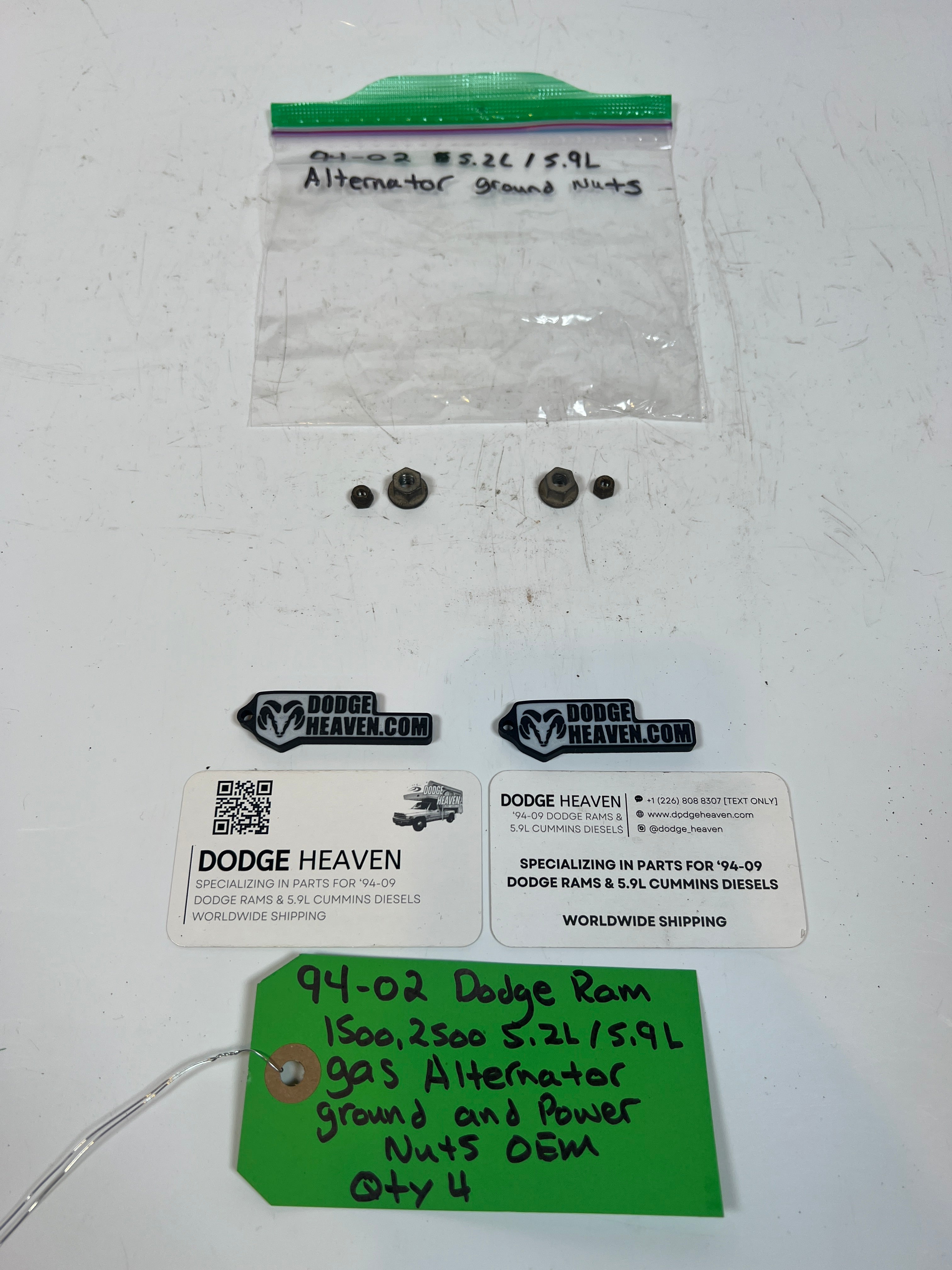 1994-2002 Dodge Ram 1500 2500 5.2L / 5.9L Gas Power Steering Pump Bolts QTY4