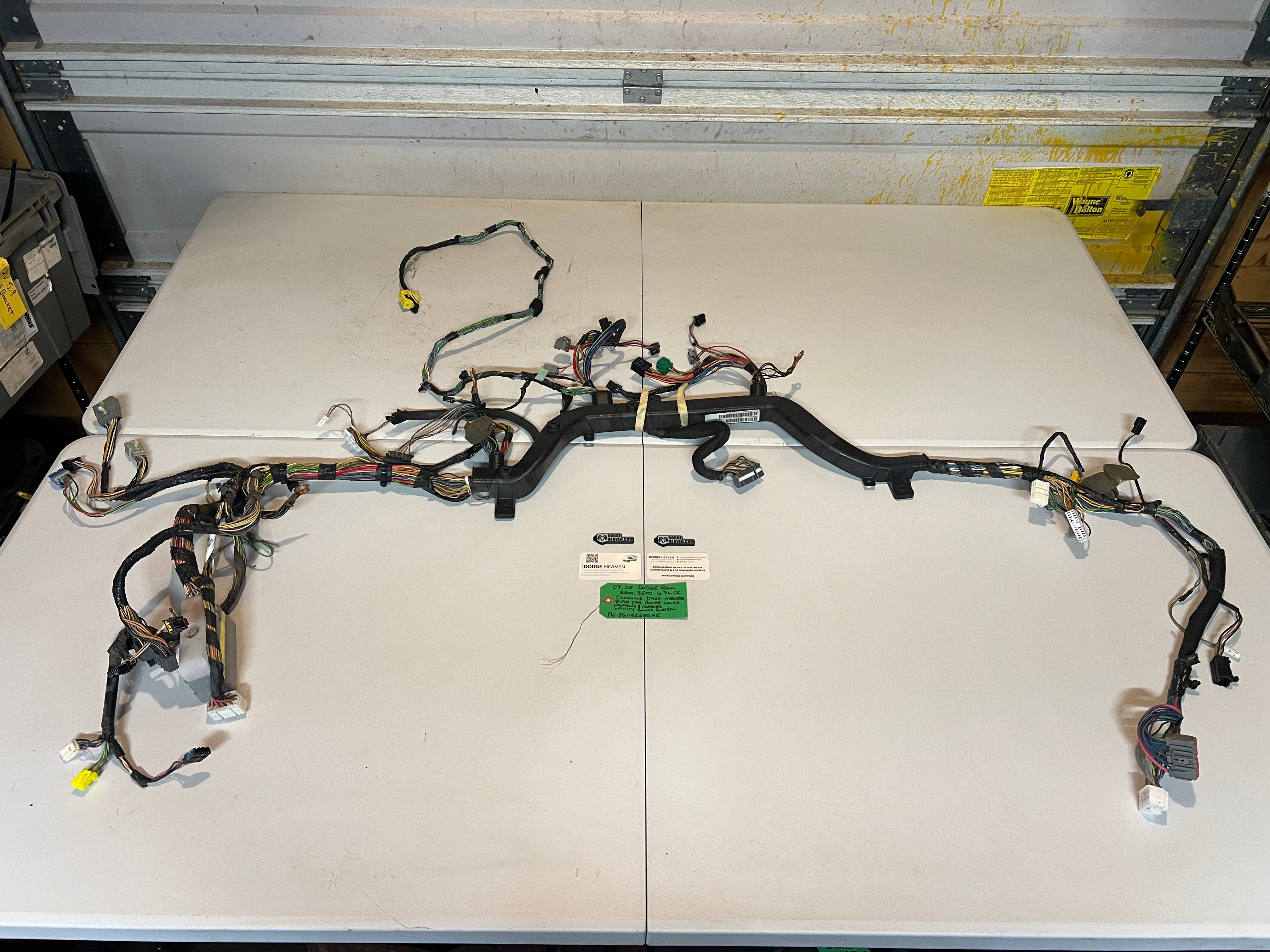 2007-2008 Dodge Ram 2500 3500 6.7L Cummins Dash Wiring Harness