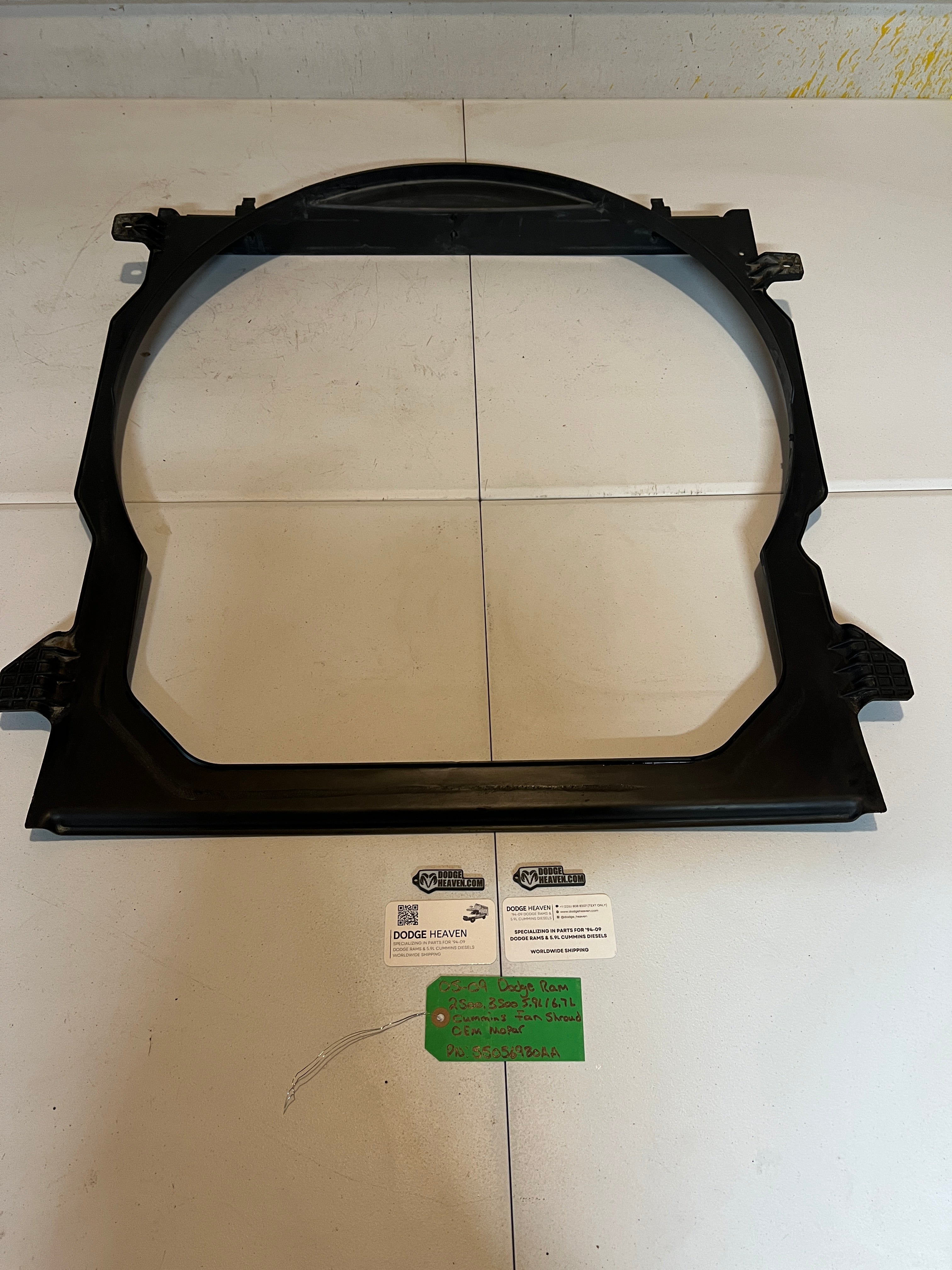 2005-2009 Dodge Ram 2500 3500 5.9 / 6.7 Cummins Fan Shroud