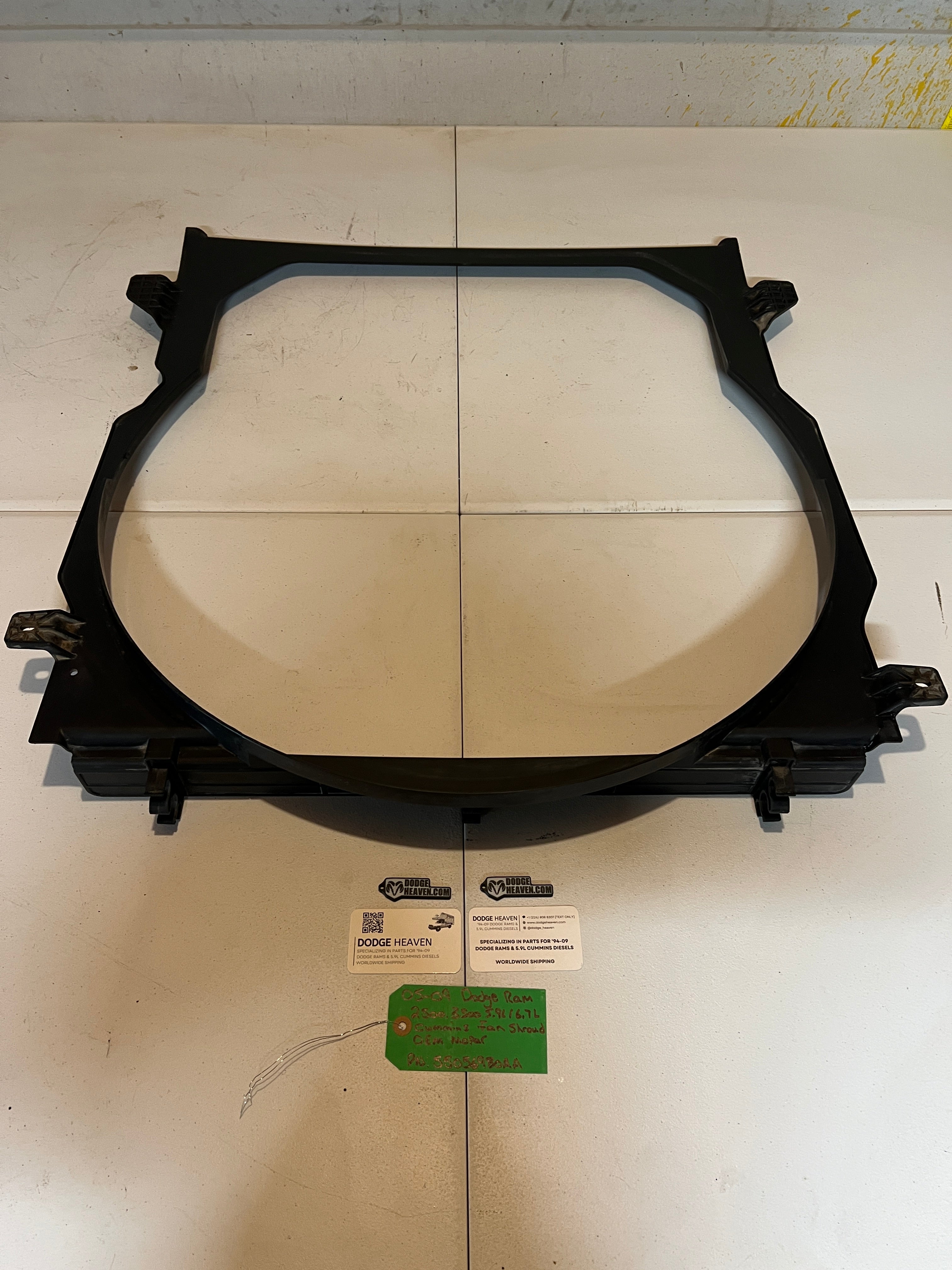 2005-2009 Dodge Ram 2500 3500 5.9 / 6.7 Cummins Fan Shroud