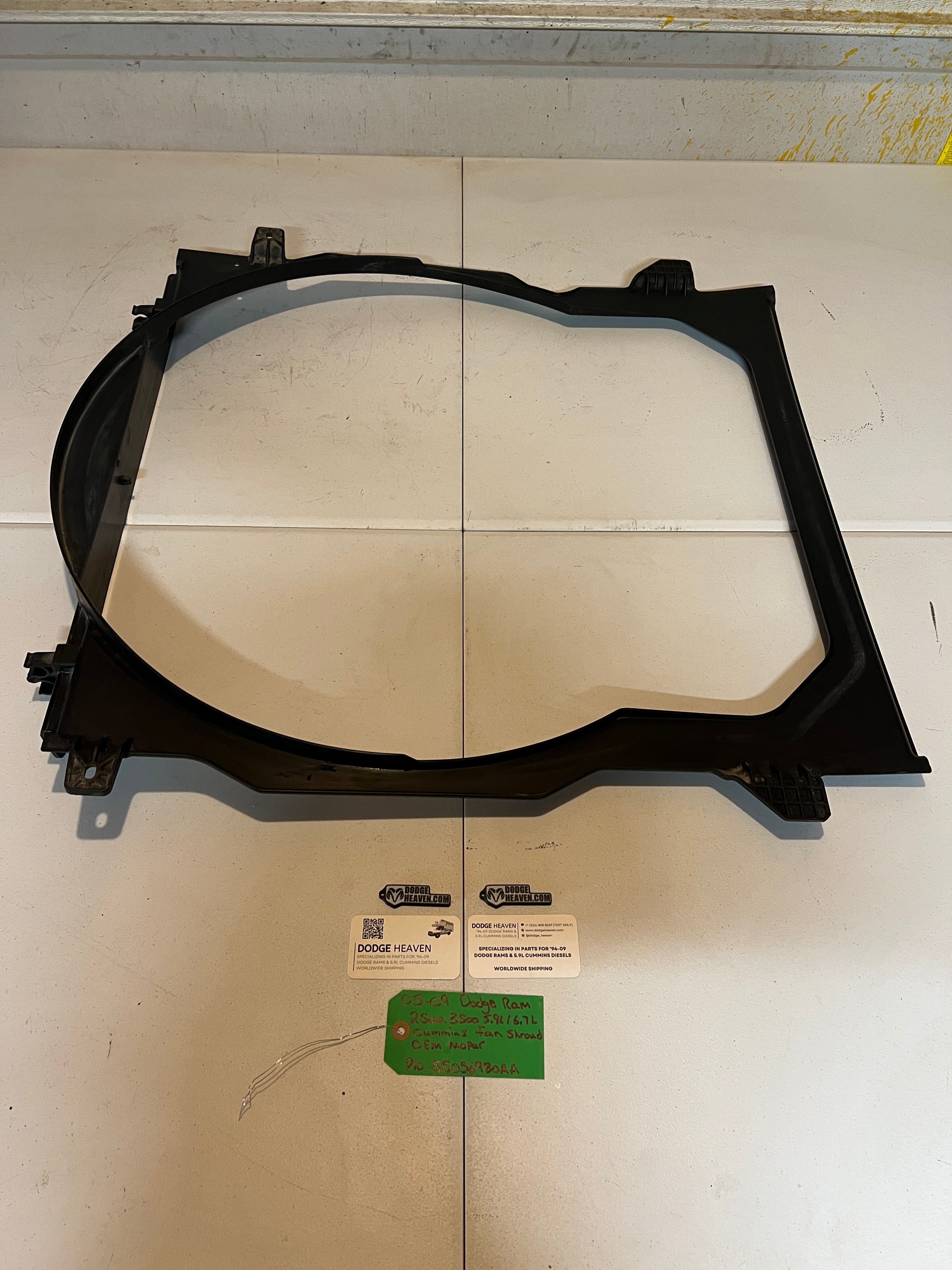 2005-2009 Dodge Ram 2500 3500 5.9 / 6.7 Cummins Fan Shroud